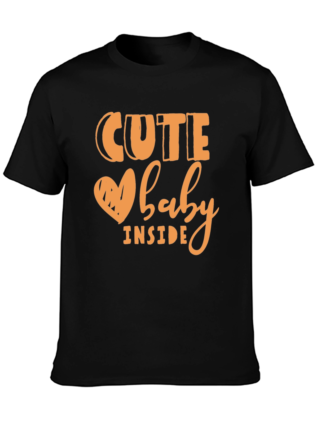 Cute Baby Inside Graphic Tee - Pregnancy Announcement Shirt
