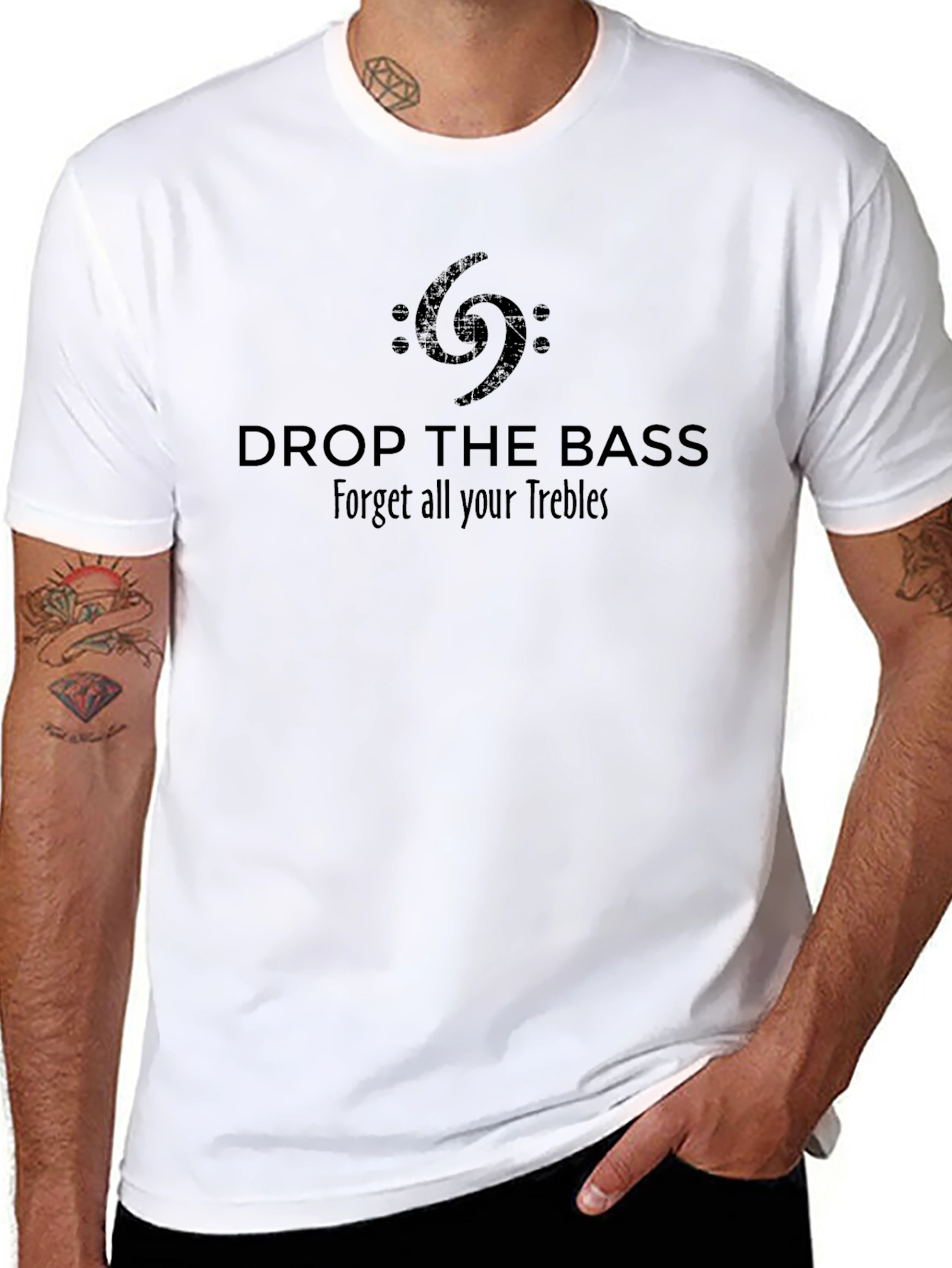 Drop The Bass T-Shirt - Music Lover Tee