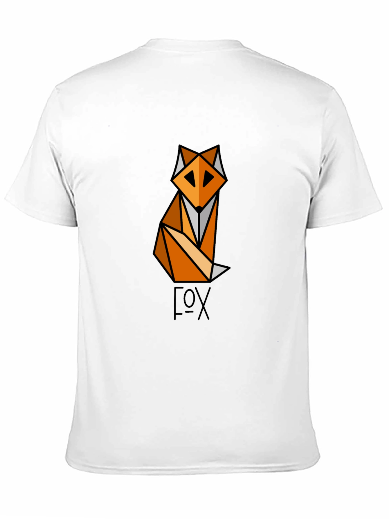Geometric Fox Graphic T-Shirt