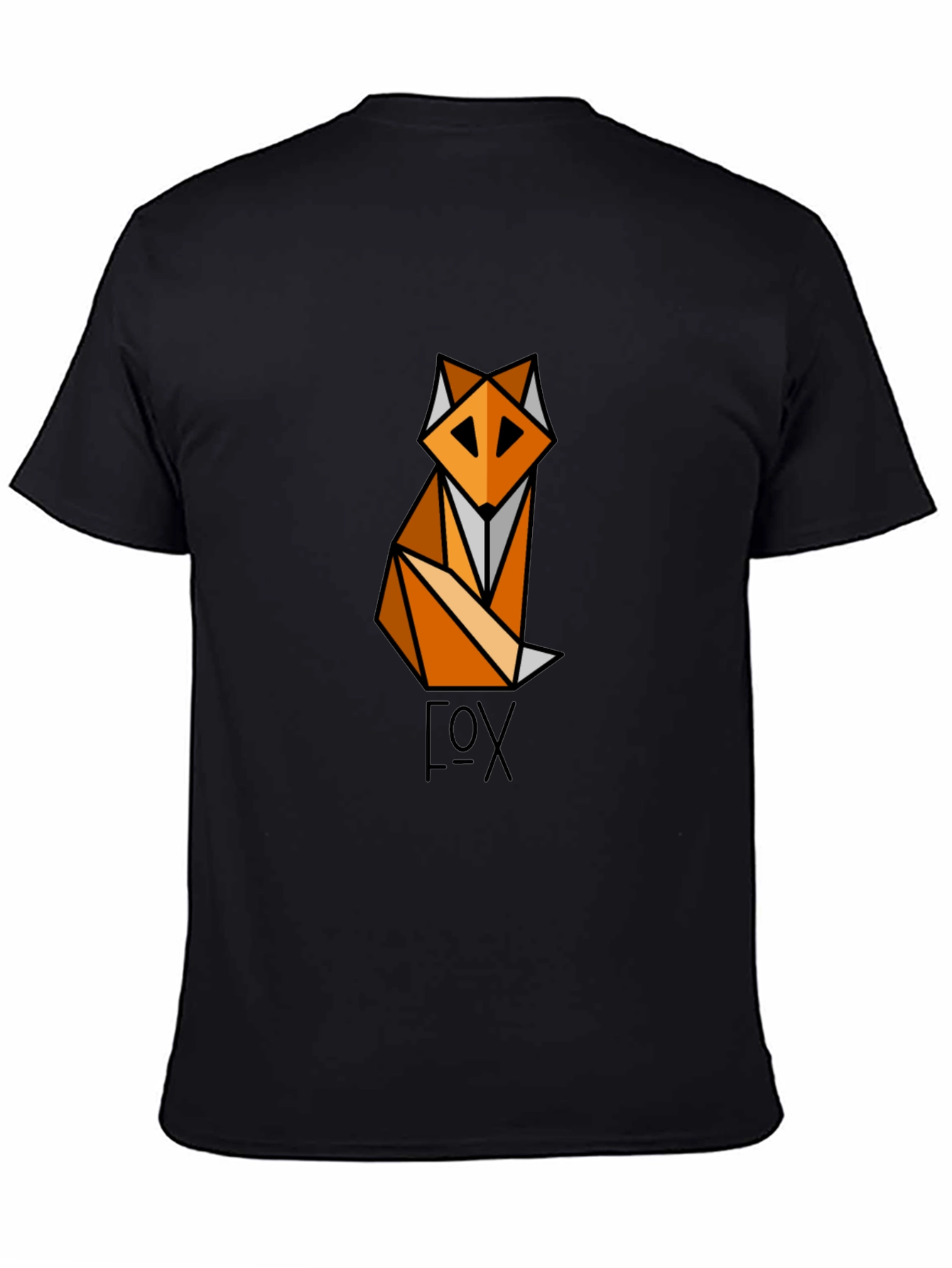 Geometric Fox Graphic T-Shirt