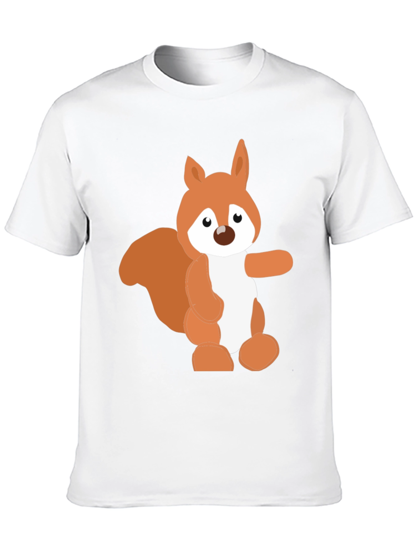Squirrel Graphic T-Shirt - Cute Cartoon Animal Design
