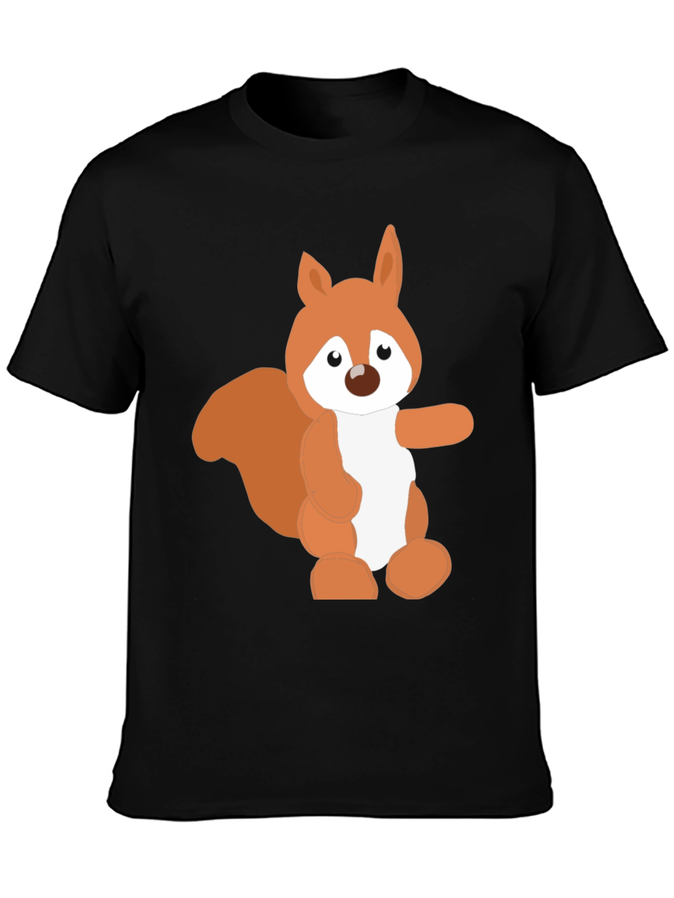 Squirrel Graphic T-Shirt - Cute Cartoon Animal Design