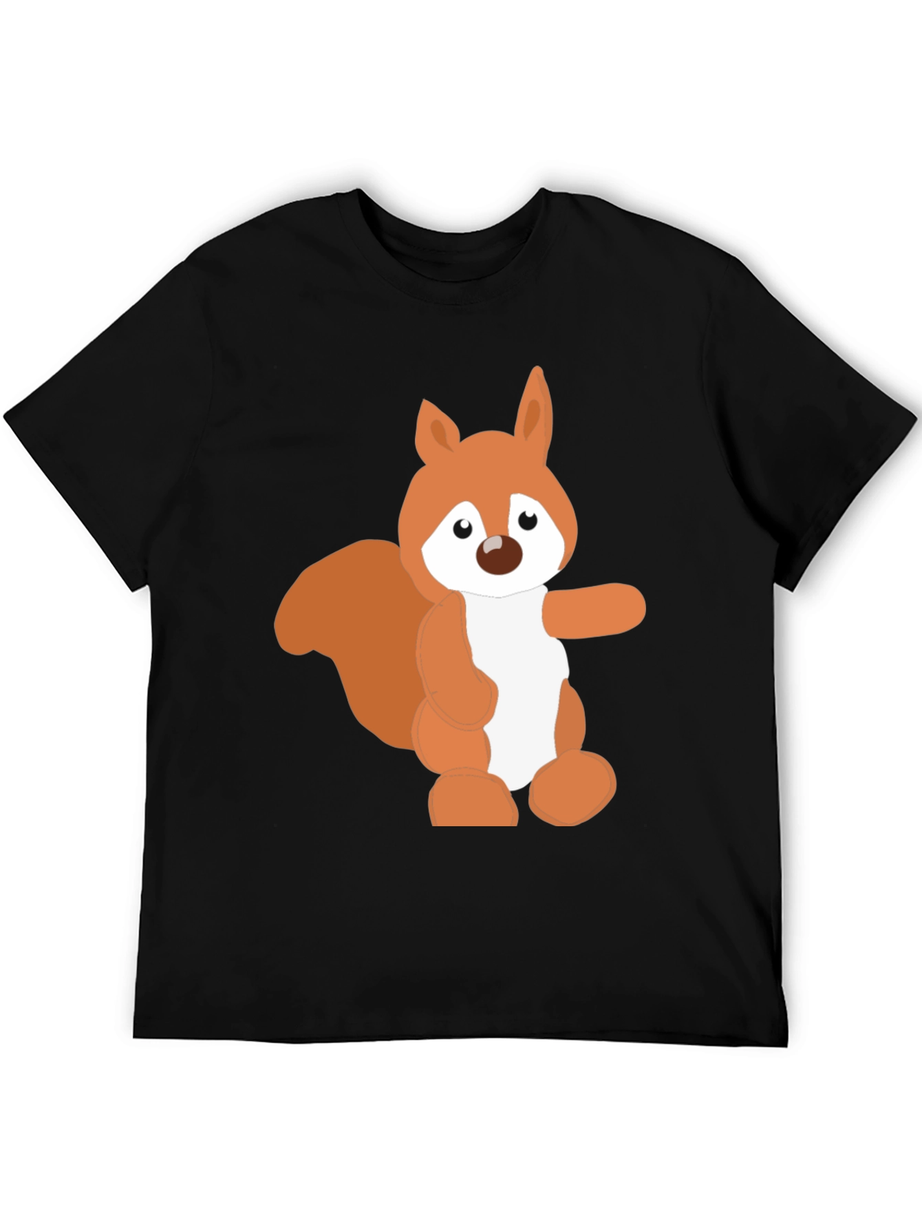 Squirrel Graphic T-Shirt - Cute Cartoon Animal Design