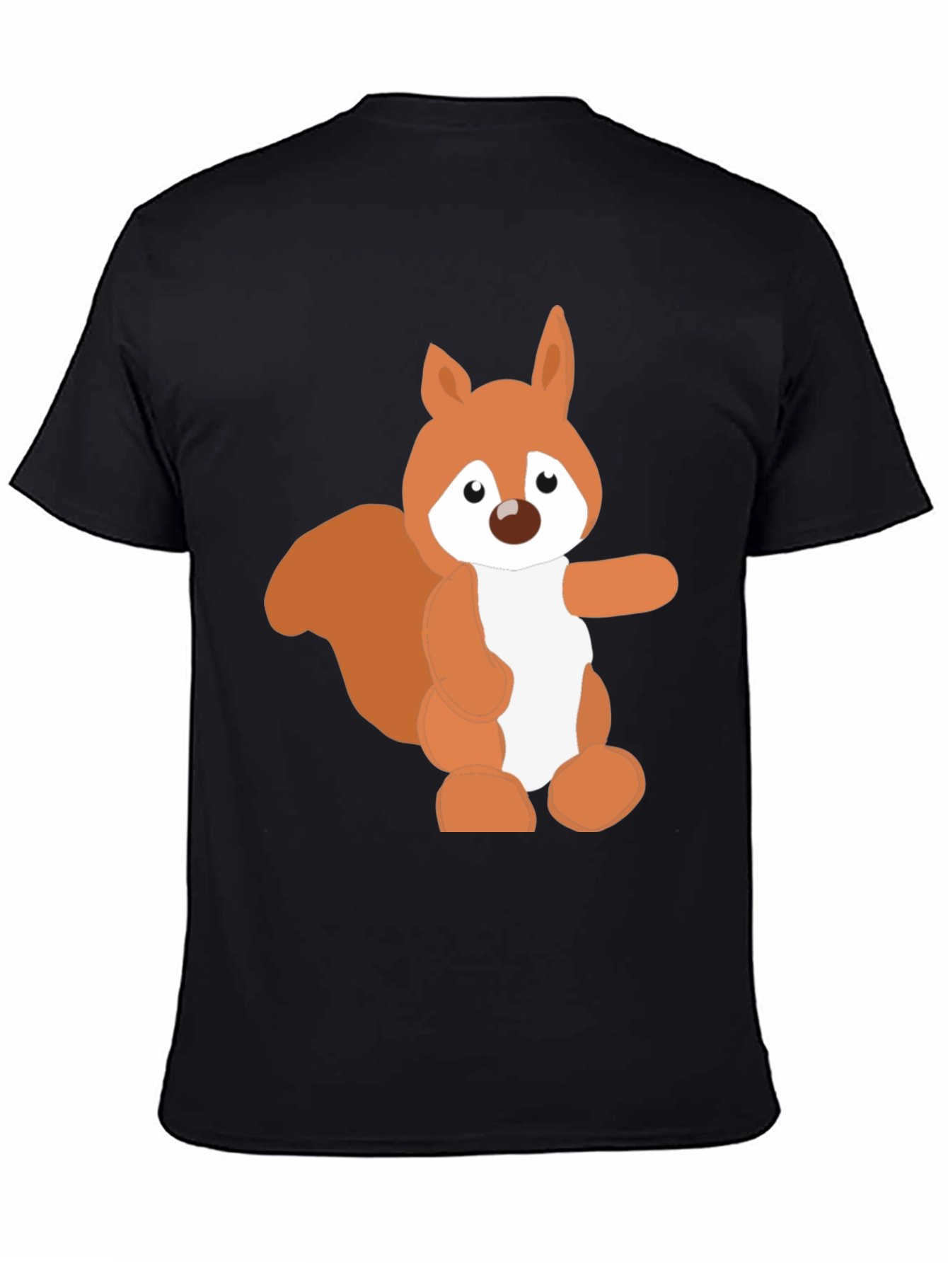 Squirrel Graphic T-Shirt - Cute Cartoon Animal Design