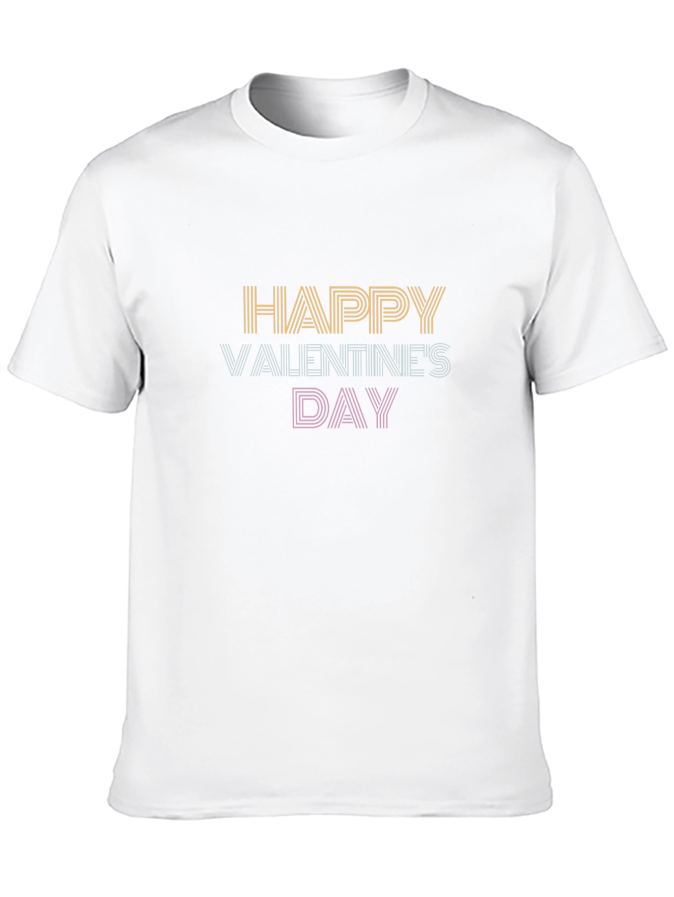 Happy Valentines Day Graphic Tee - Stylish Black T-Shirt