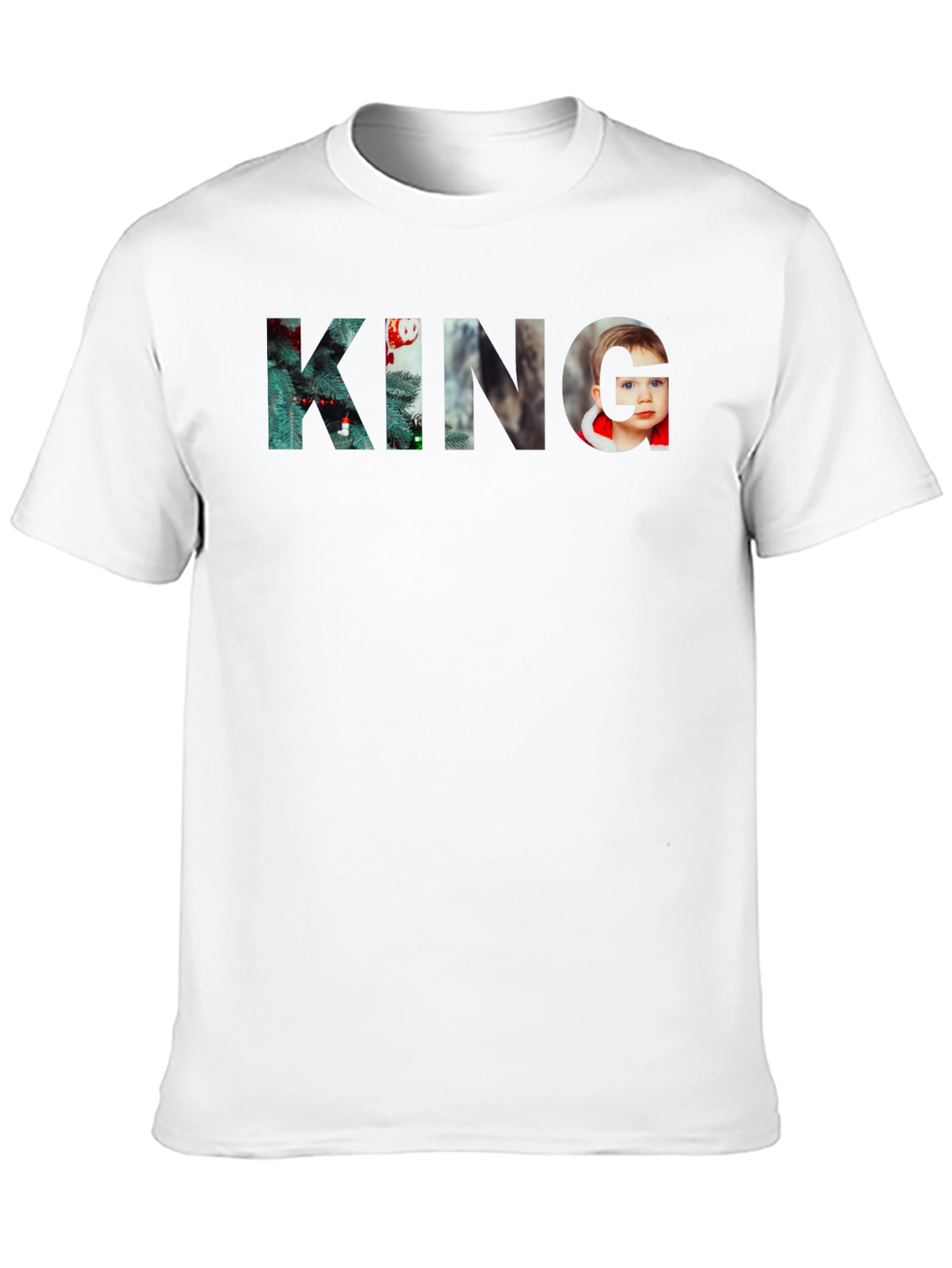 KING Graphic Print Black T-Shirt