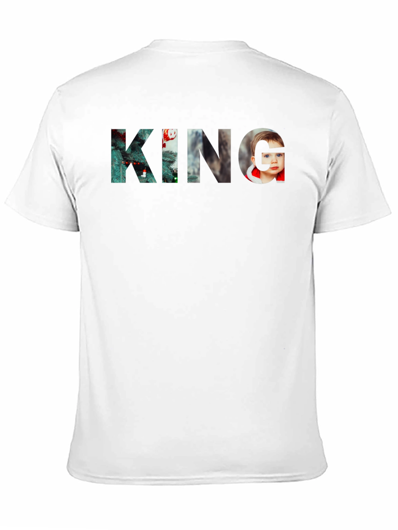 KING Graphic Print Black T-Shirt