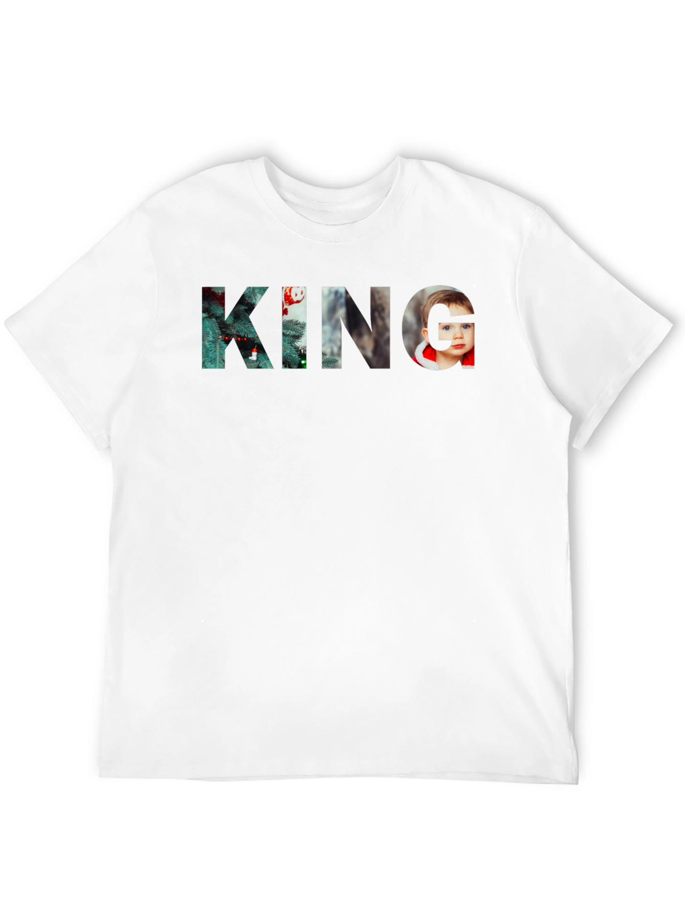 KING Graphic Print Black T-Shirt