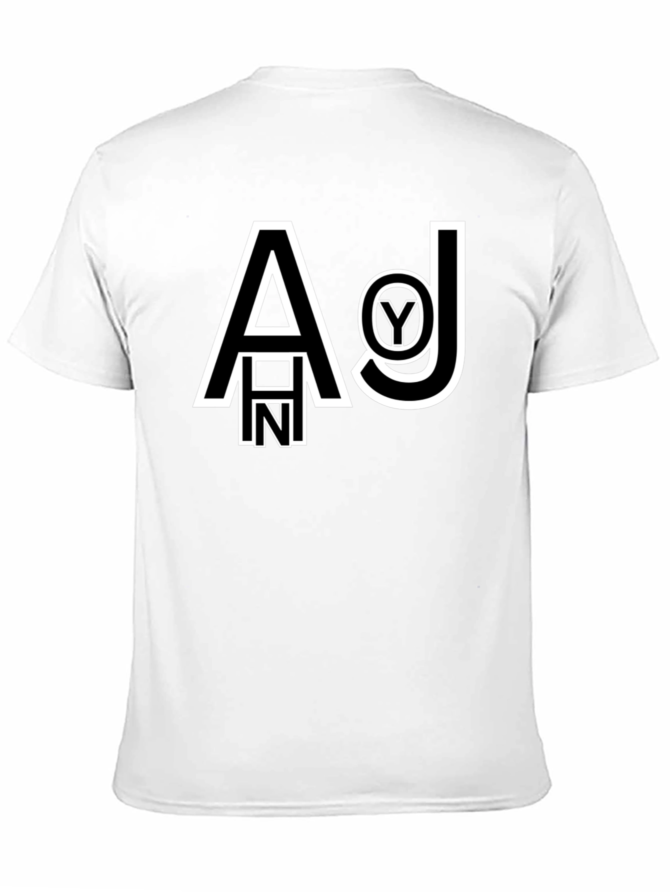 Graphic Print Black Cotton T-Shirt