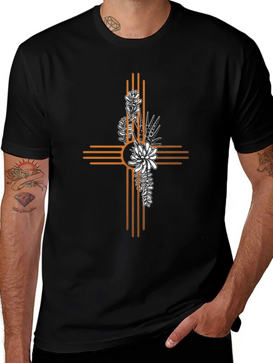 Desert Sunset Cross Graphic Tee