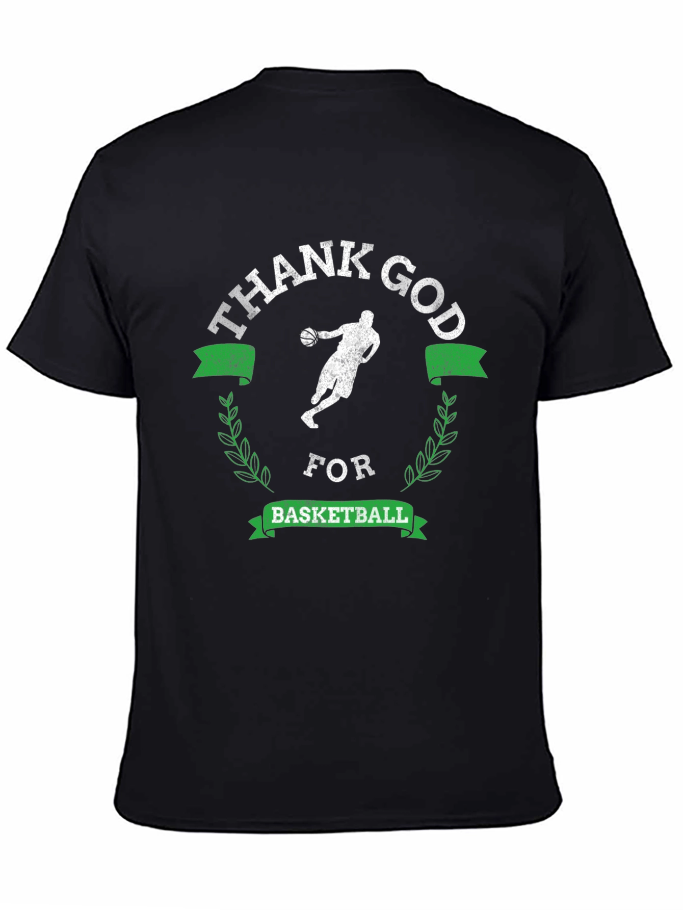 Thank God For Basketball T-Shirt - Black