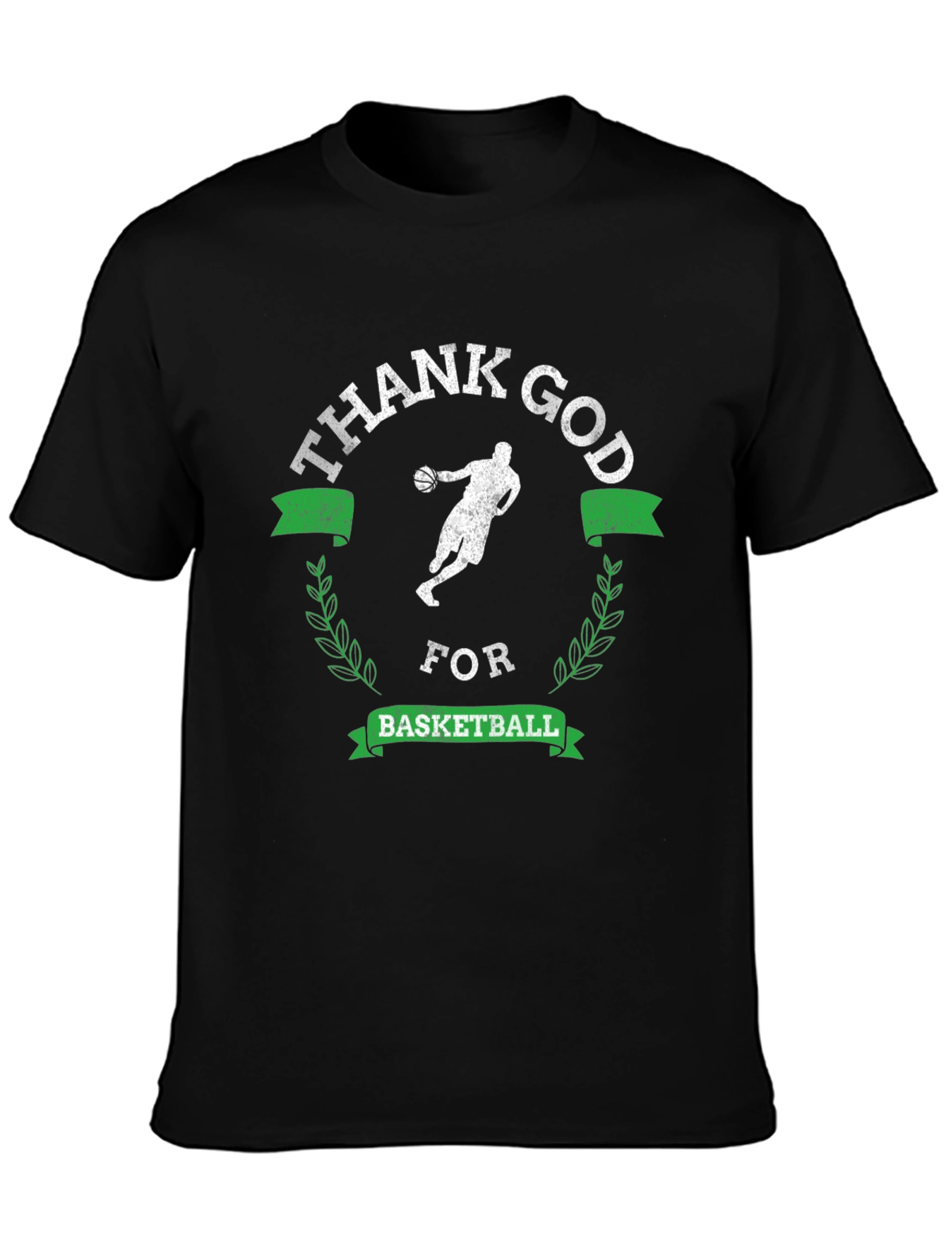 Thank God For Basketball T-Shirt - Black