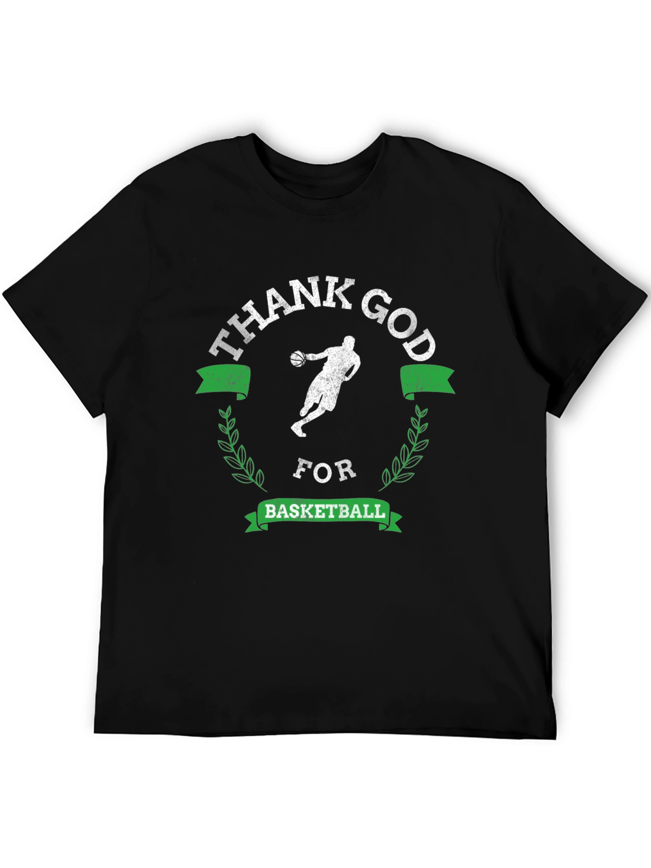 Thank God For Basketball T-Shirt - Black