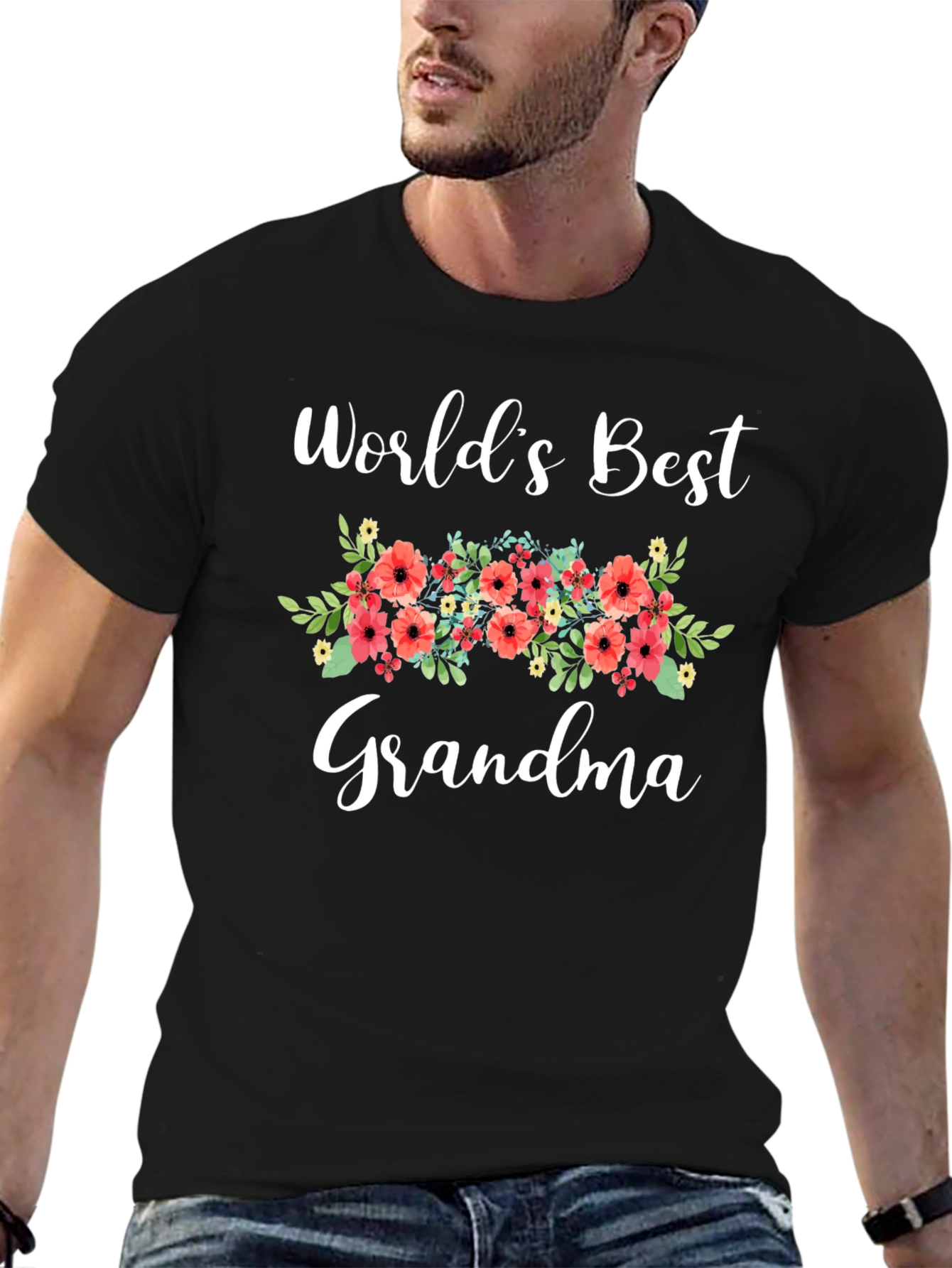 Worlds Best Grandma Graphic T-Shirt