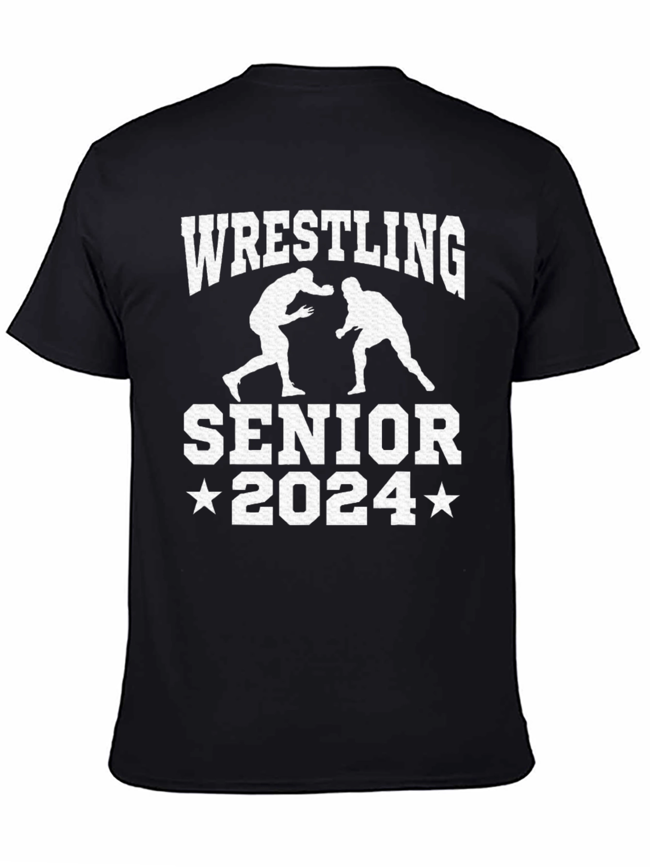 Wrestling Senior 2024 Black T-Shirt