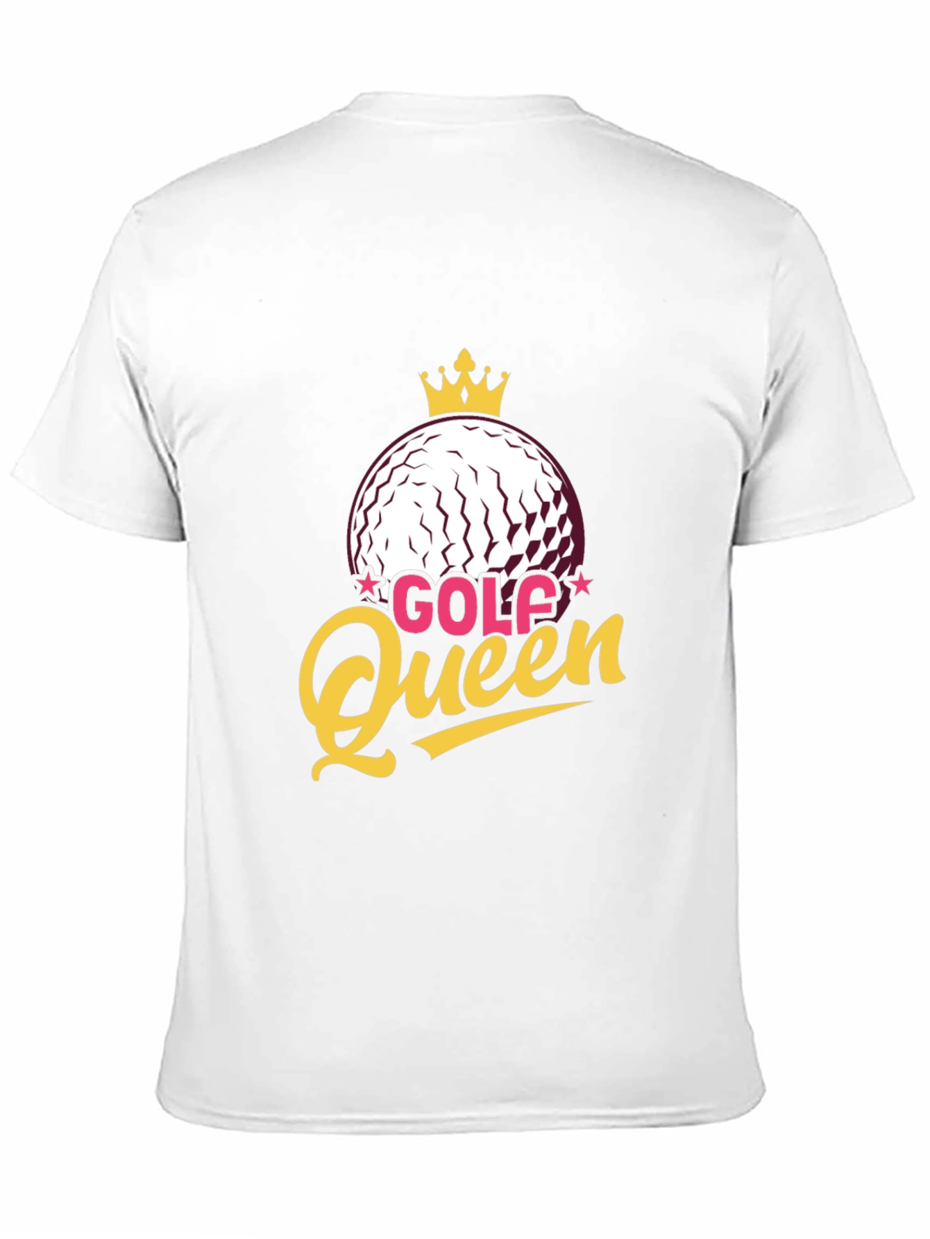 Golf Queen T-Shirt -  Golf Ball Crown Design