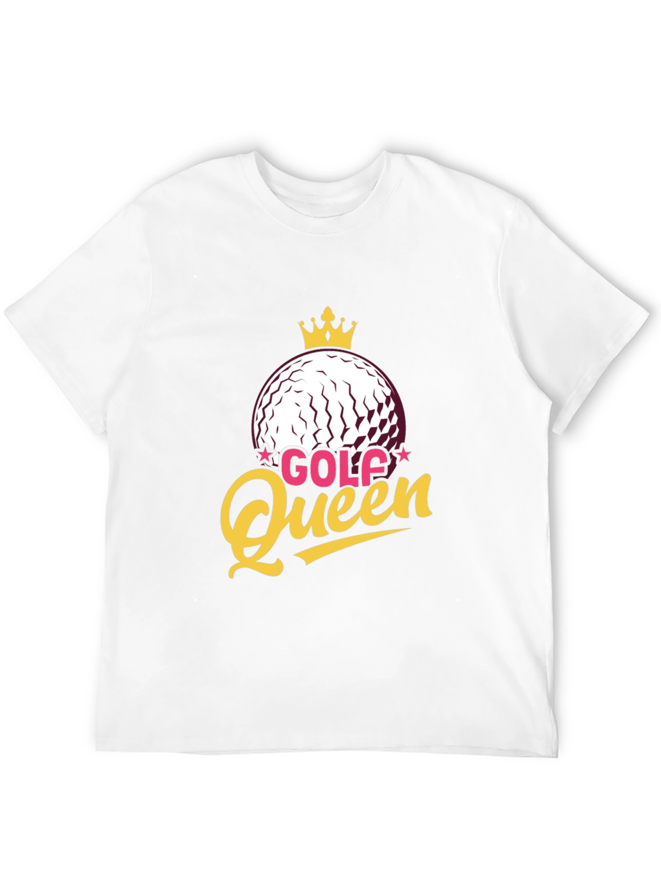 Golf Queen T-Shirt -  Golf Ball Crown Design