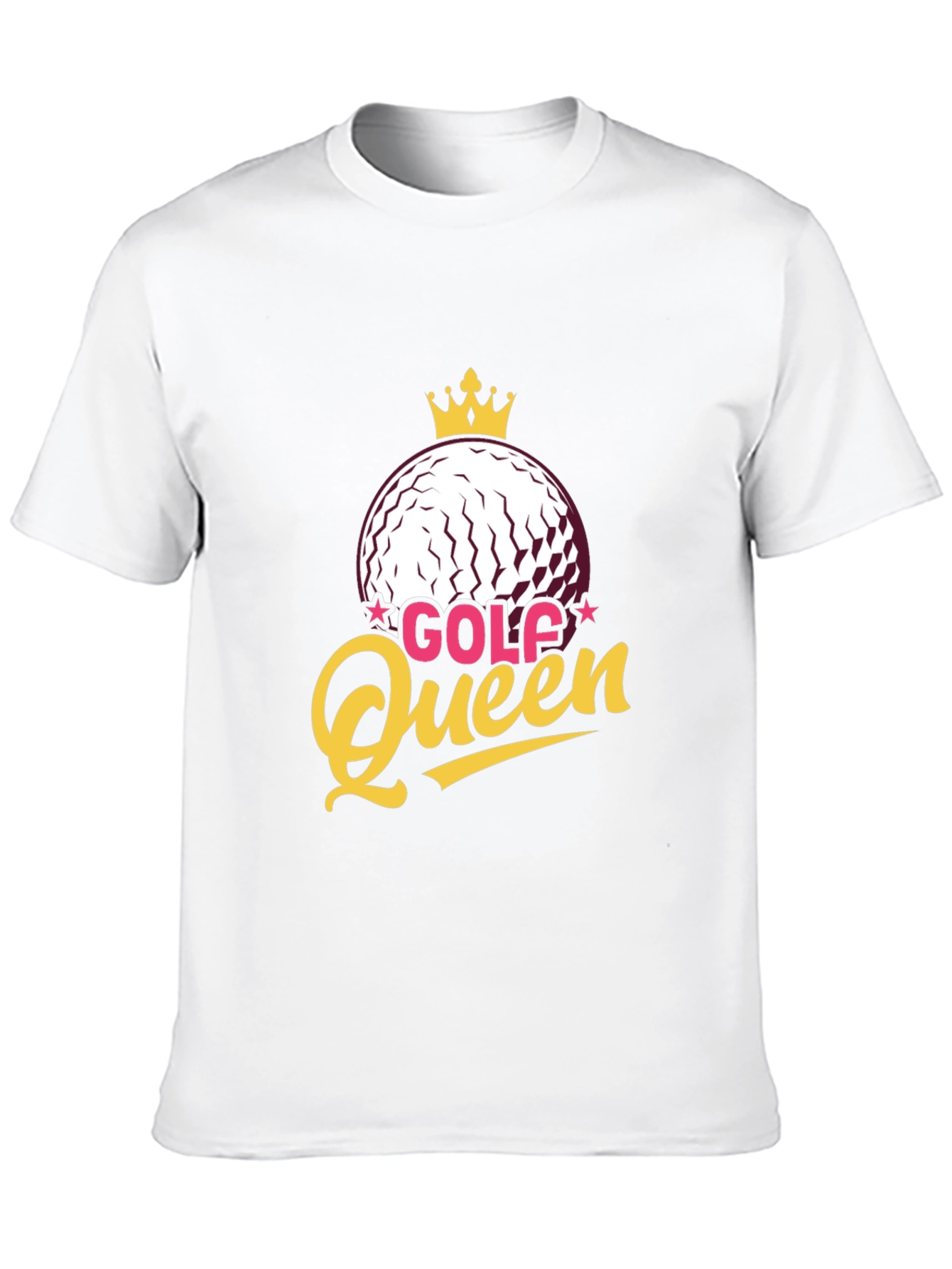 Golf Queen T-Shirt -  Golf Ball Crown Design