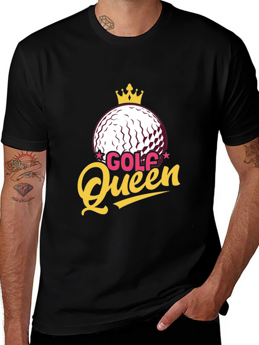 Golf Queen T-Shirt -  Golf Ball Crown Design