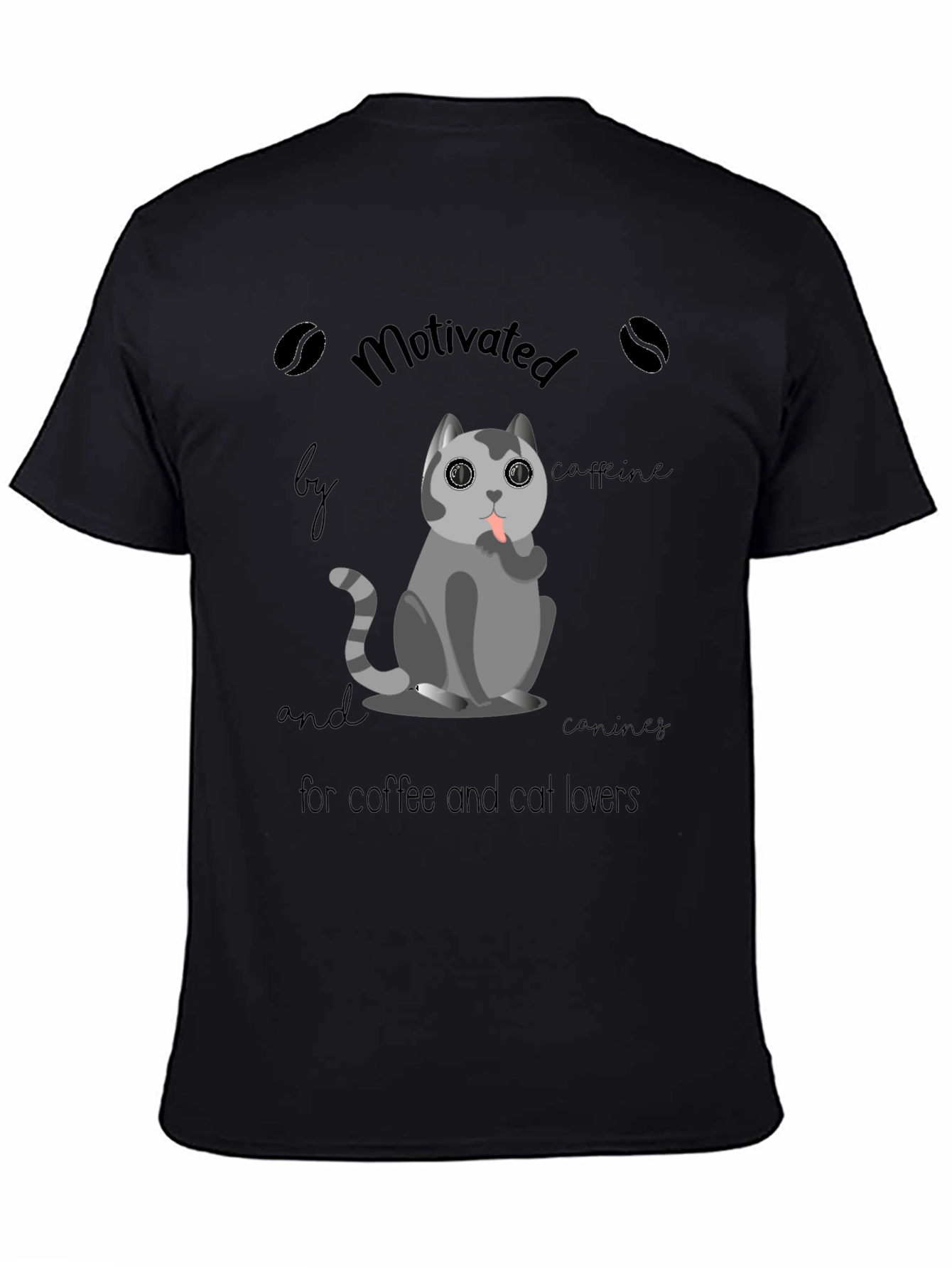 Motivated by Caffeine & Canines T-Shirt