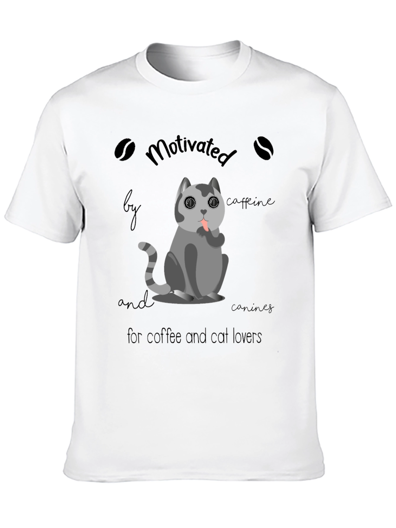 Motivated by Caffeine & Canines T-Shirt