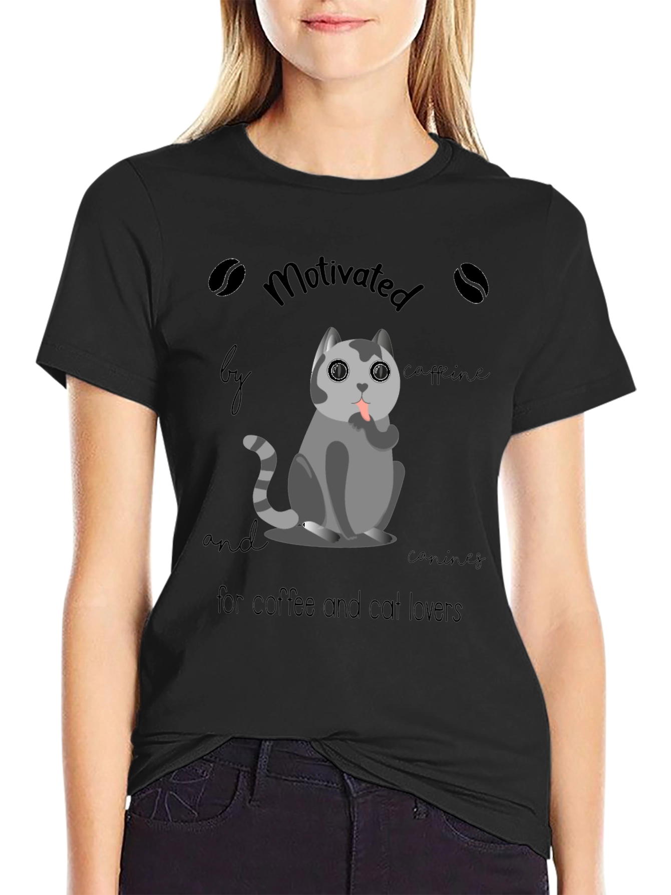 Motivated by Caffeine & Canines T-Shirt