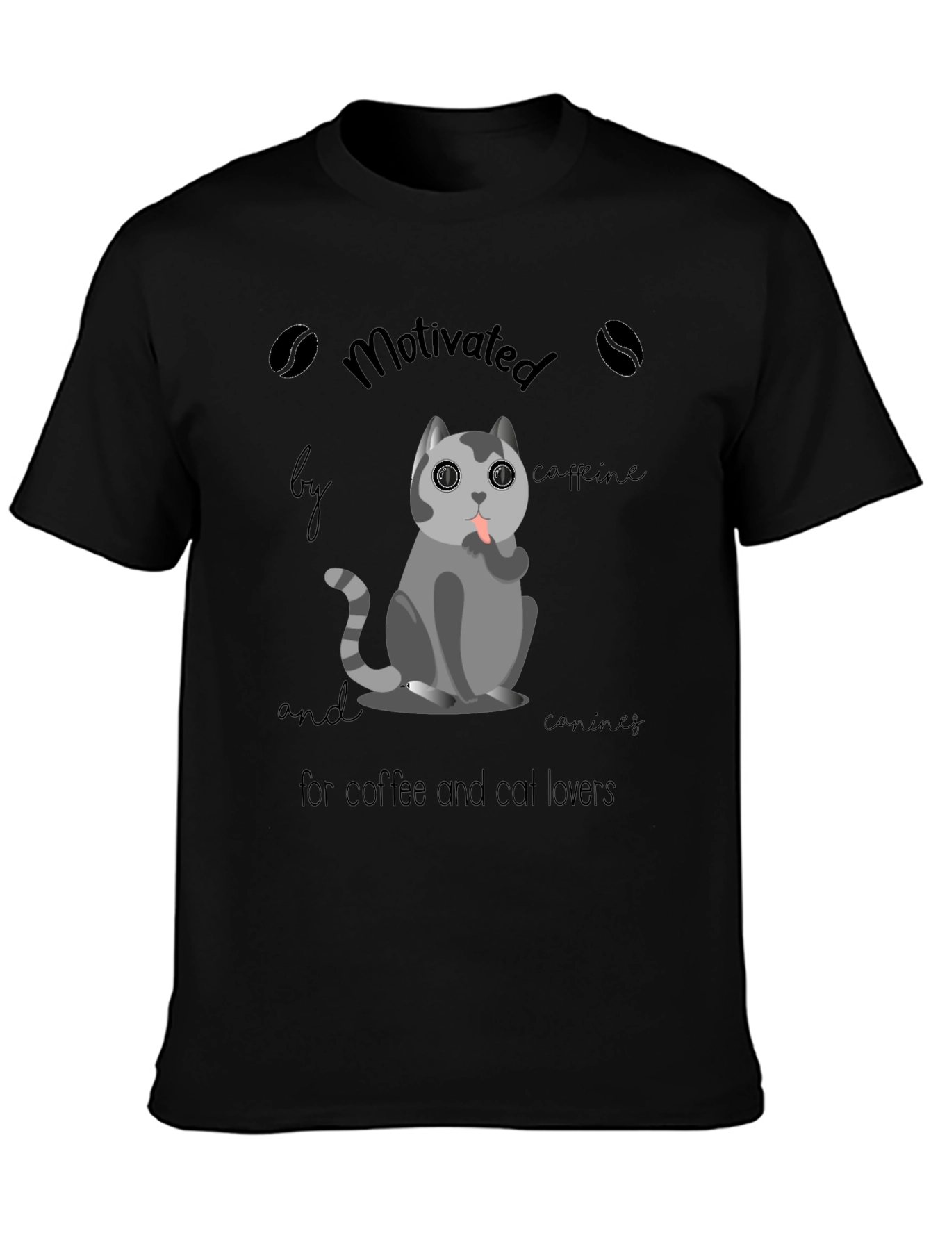 Motivated by Caffeine & Canines T-Shirt