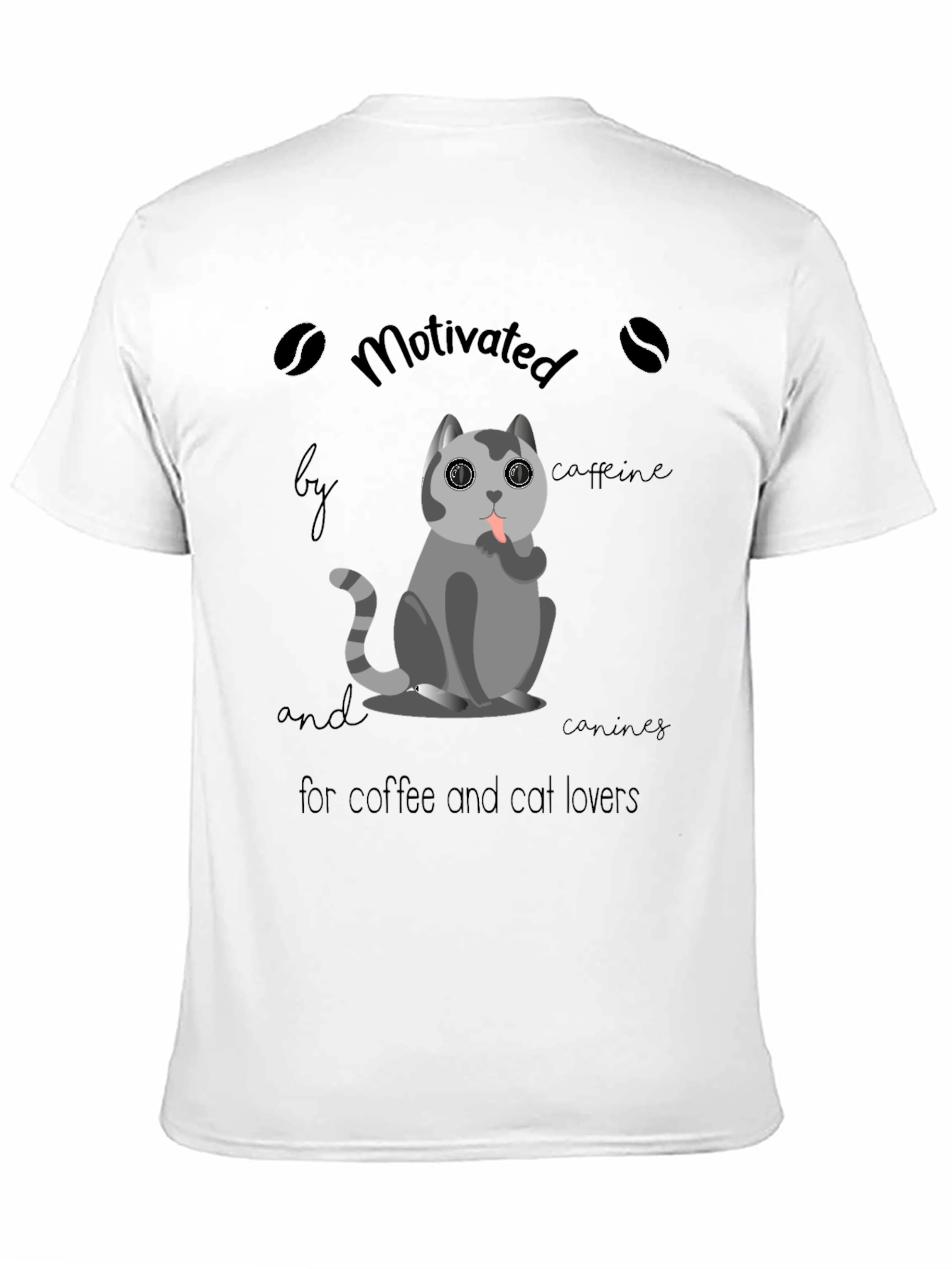 Motivated by Caffeine & Canines T-Shirt