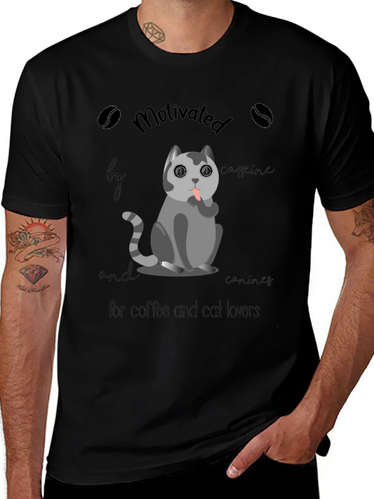 Motivated by Caffeine & Canines T-Shirt