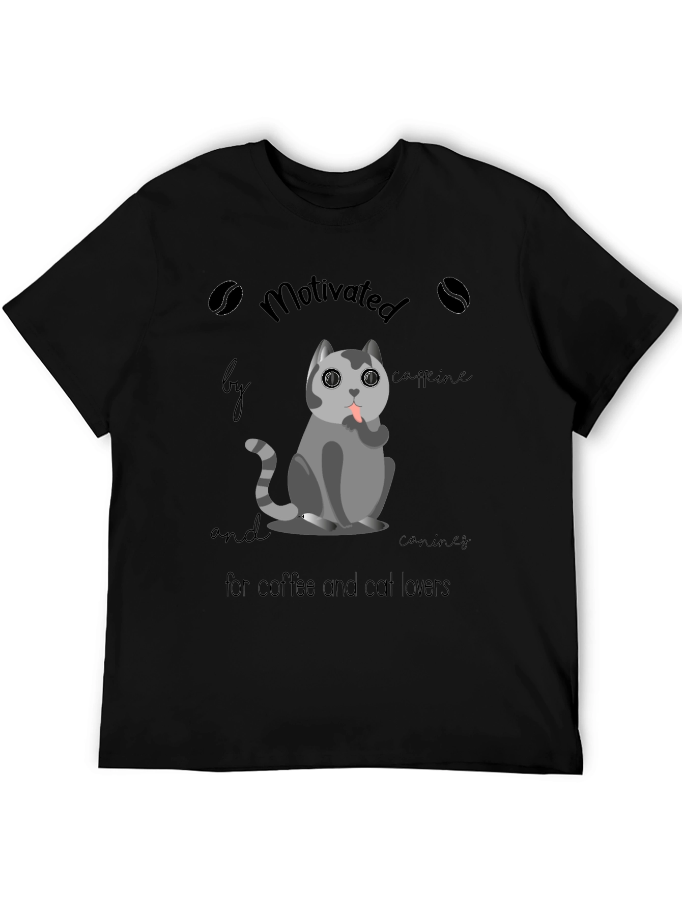 Motivated by Caffeine & Canines T-Shirt