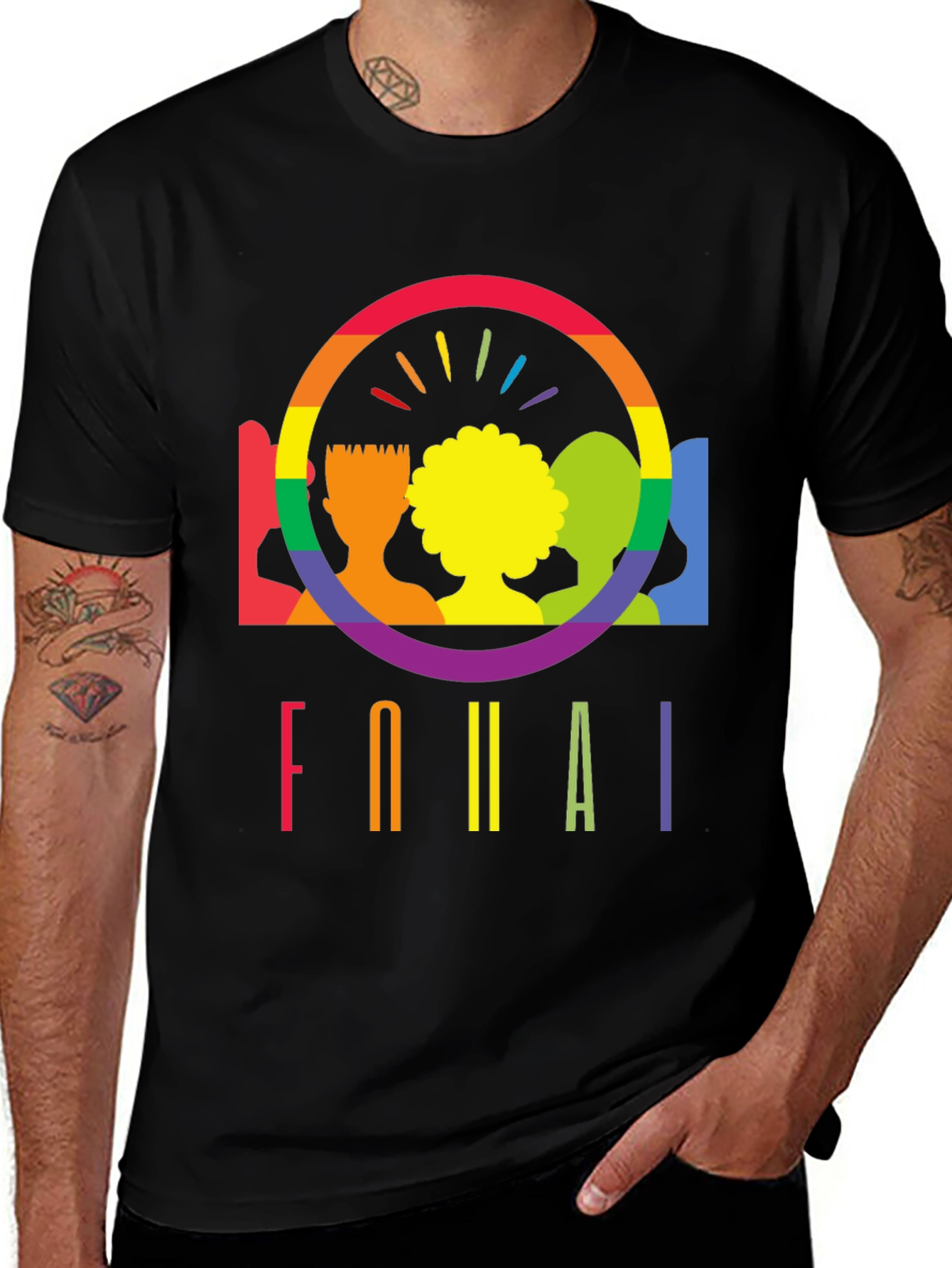Equality Rainbow Graphic Tee