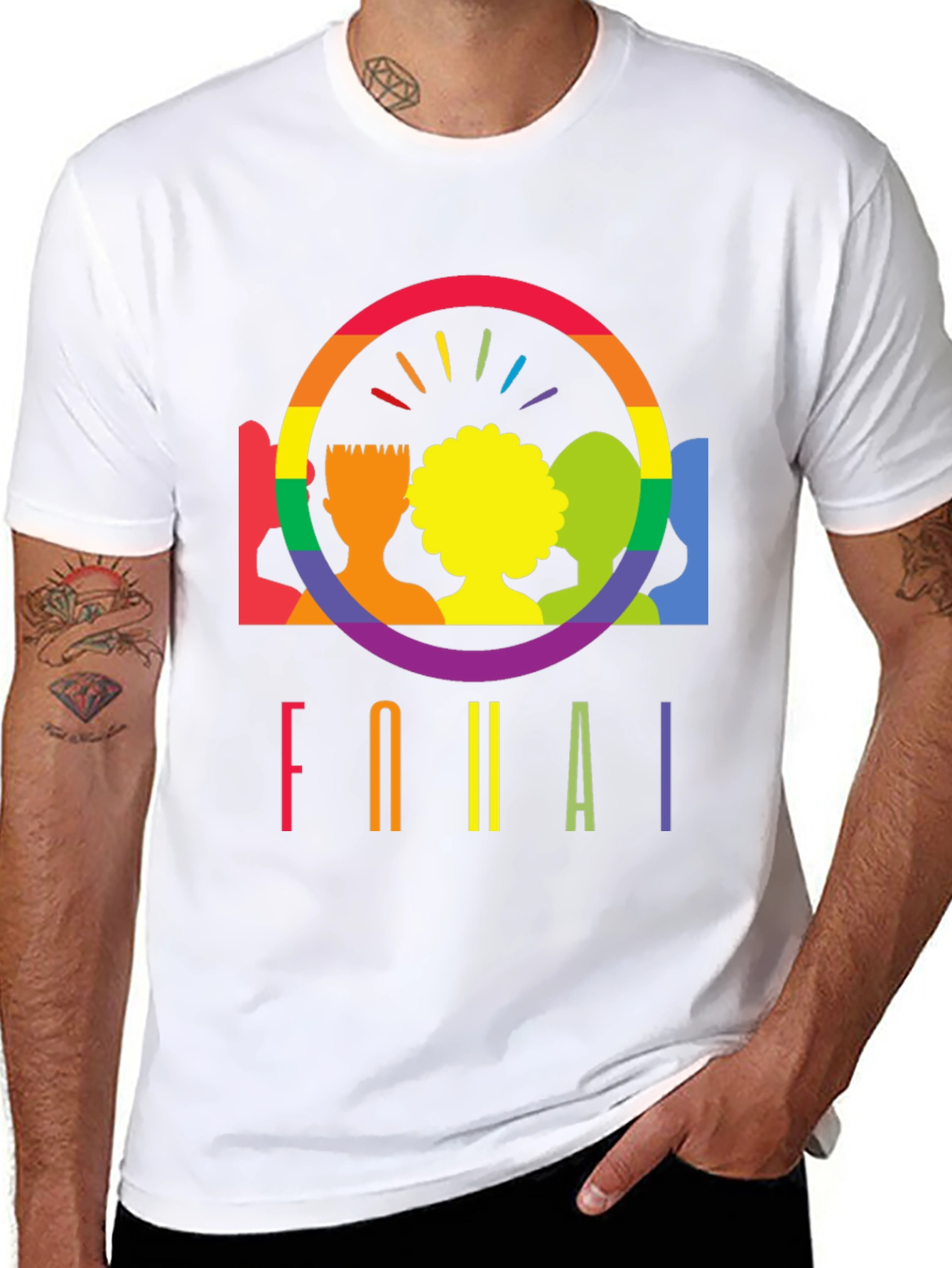 Equality Rainbow Graphic Tee