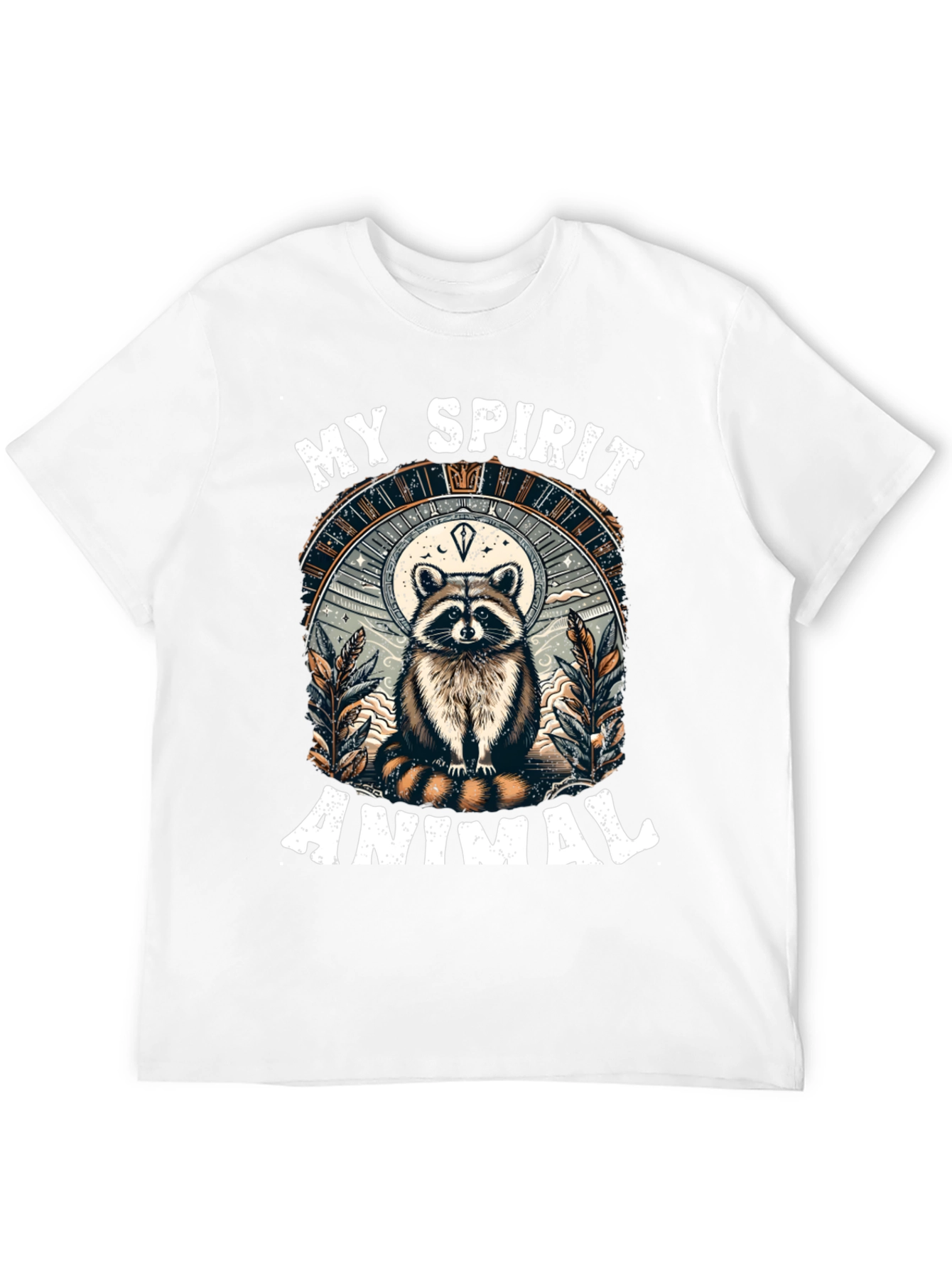 My Spirit Animal Raccoon Graphic Tee