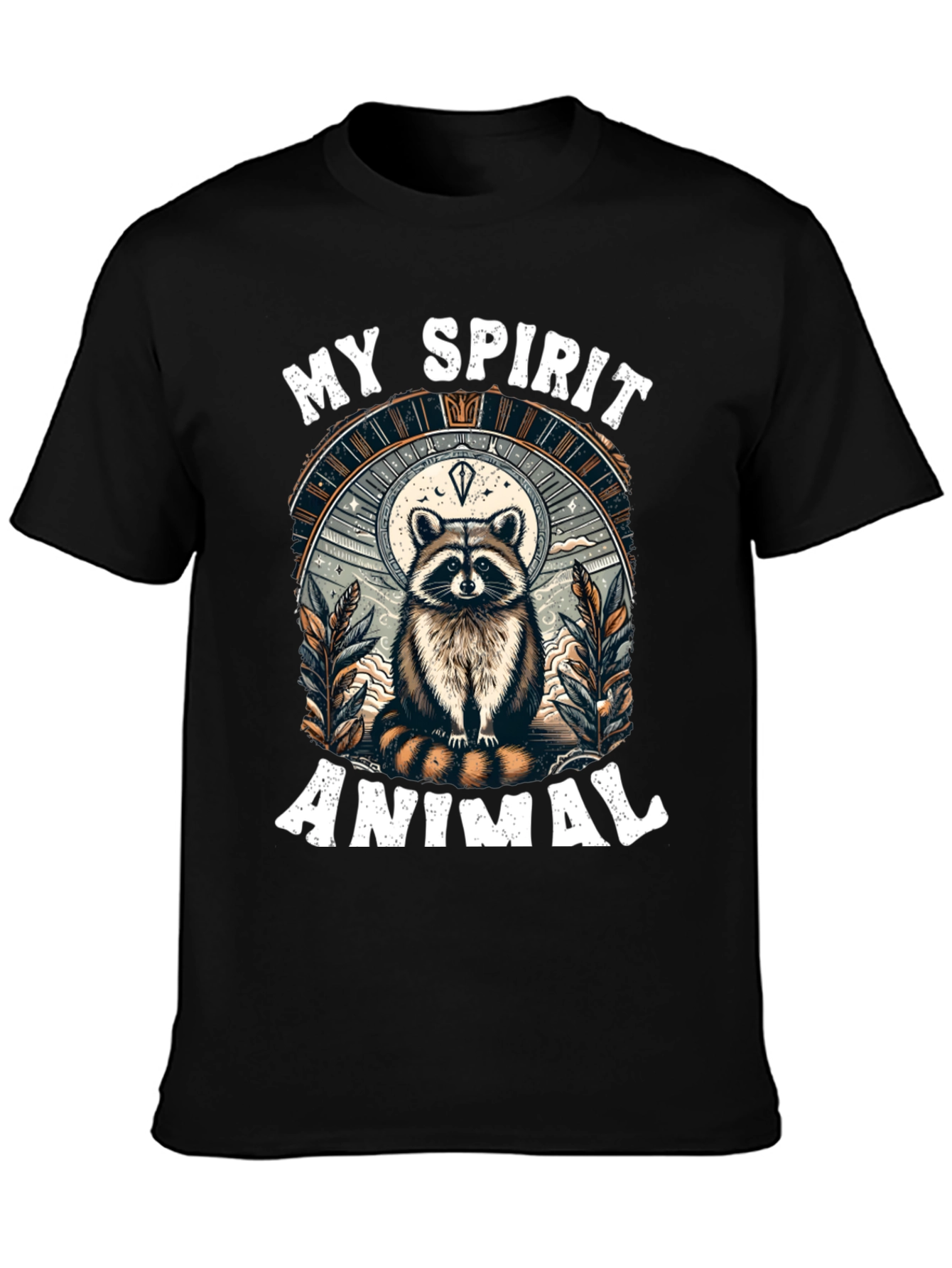 My Spirit Animal Raccoon Graphic Tee