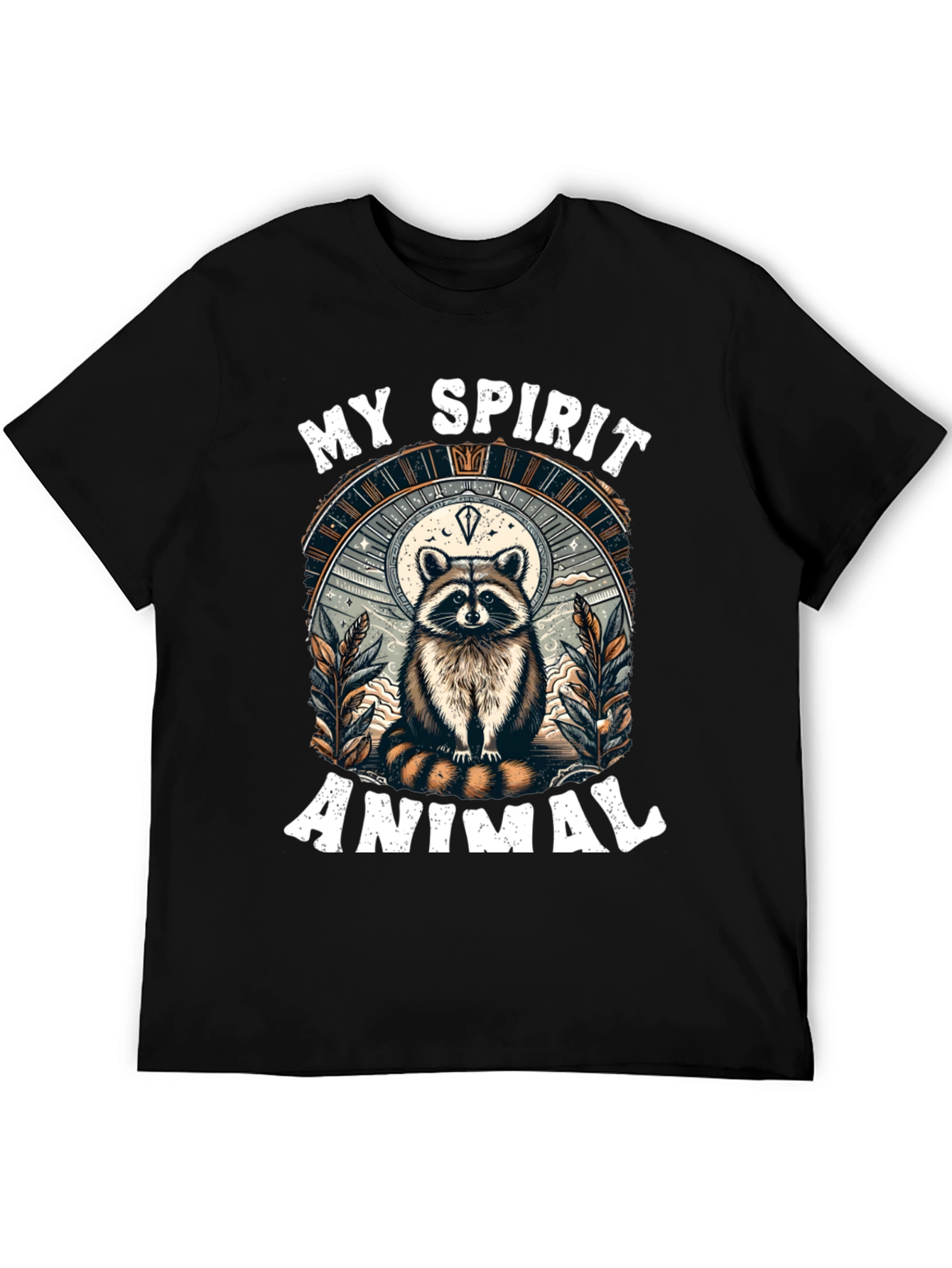 My Spirit Animal Raccoon Graphic Tee