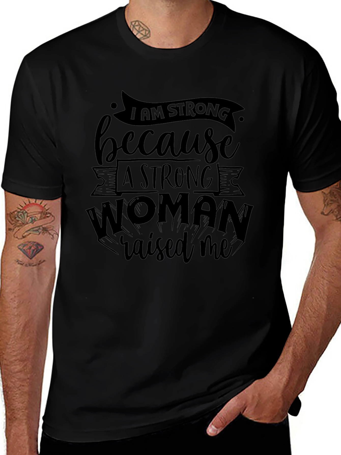 I Am Strong Woman Raised Me T-Shirt