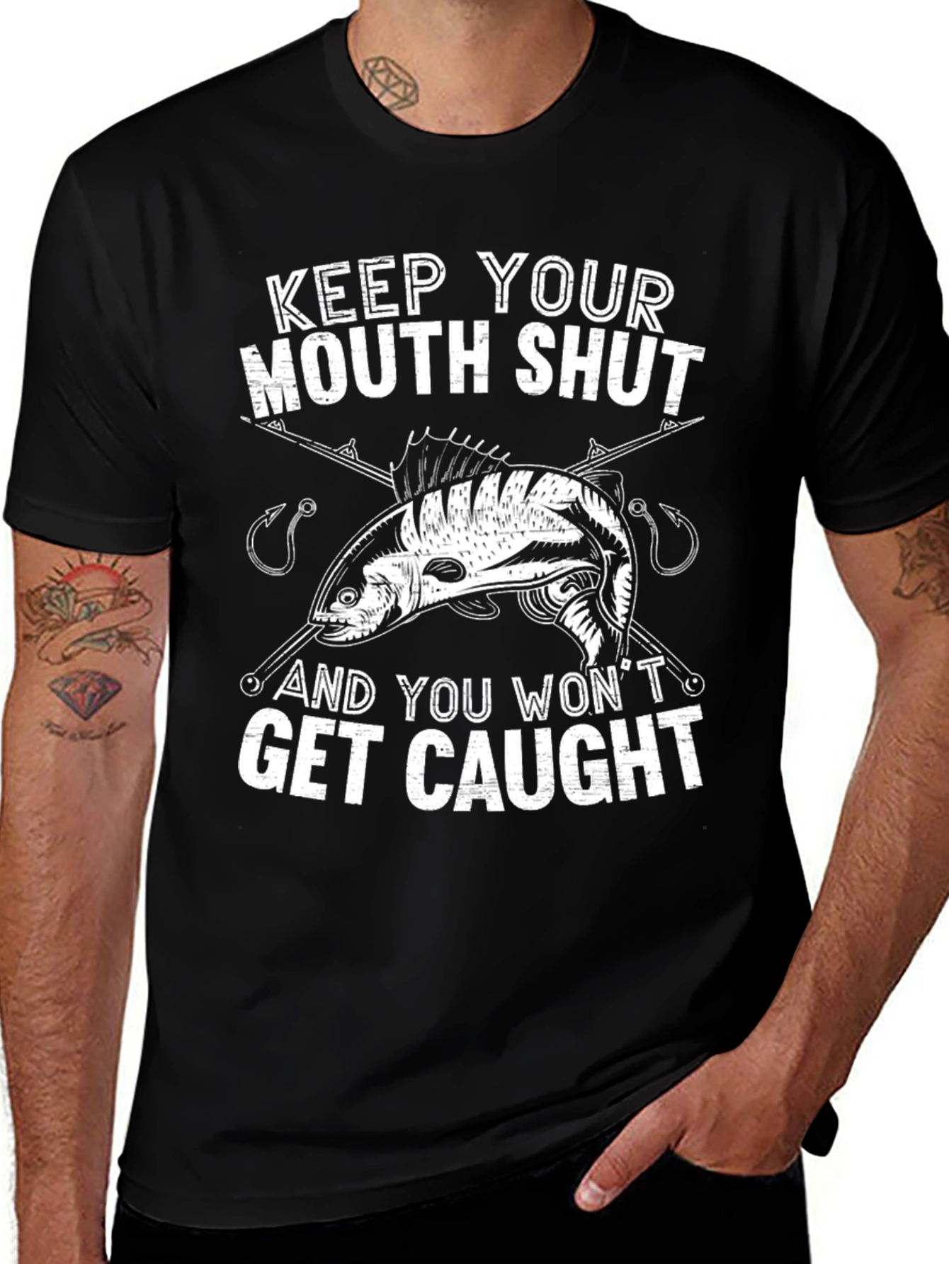 Keep Your Mouth Shut Fishing T-Shirt