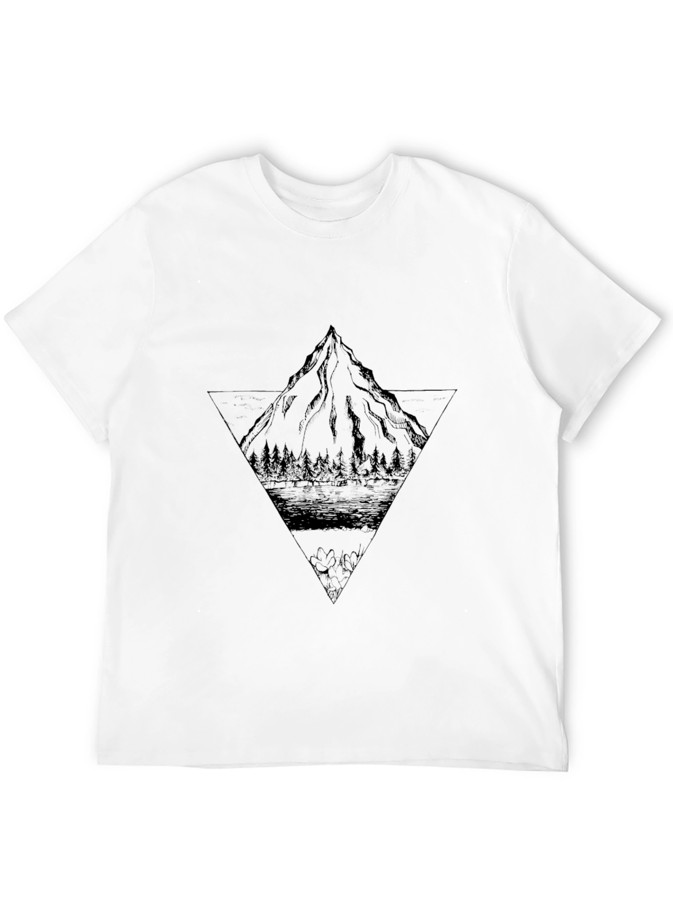 Mountain Graphic Black Tee