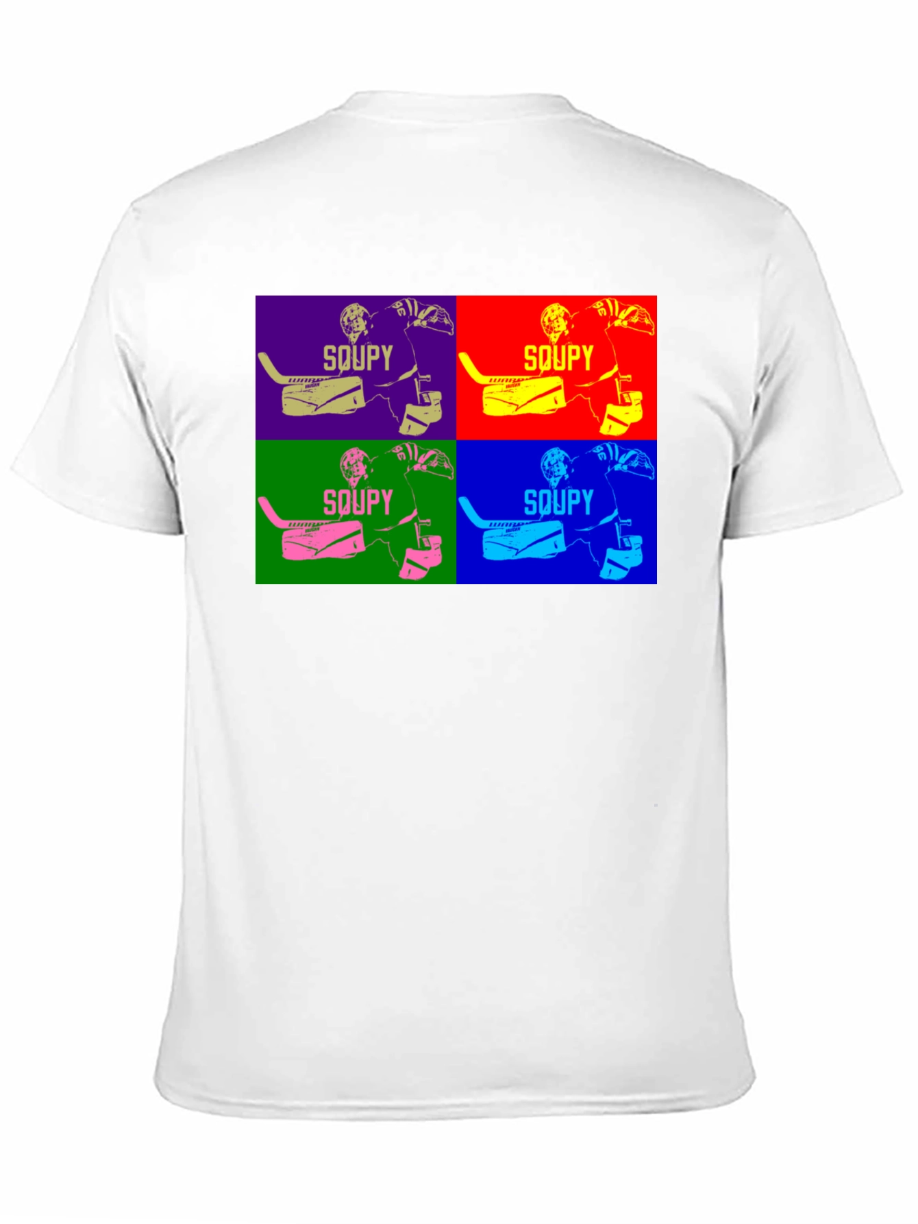 Soupy Hockey Goalie Pop Art T-Shirt