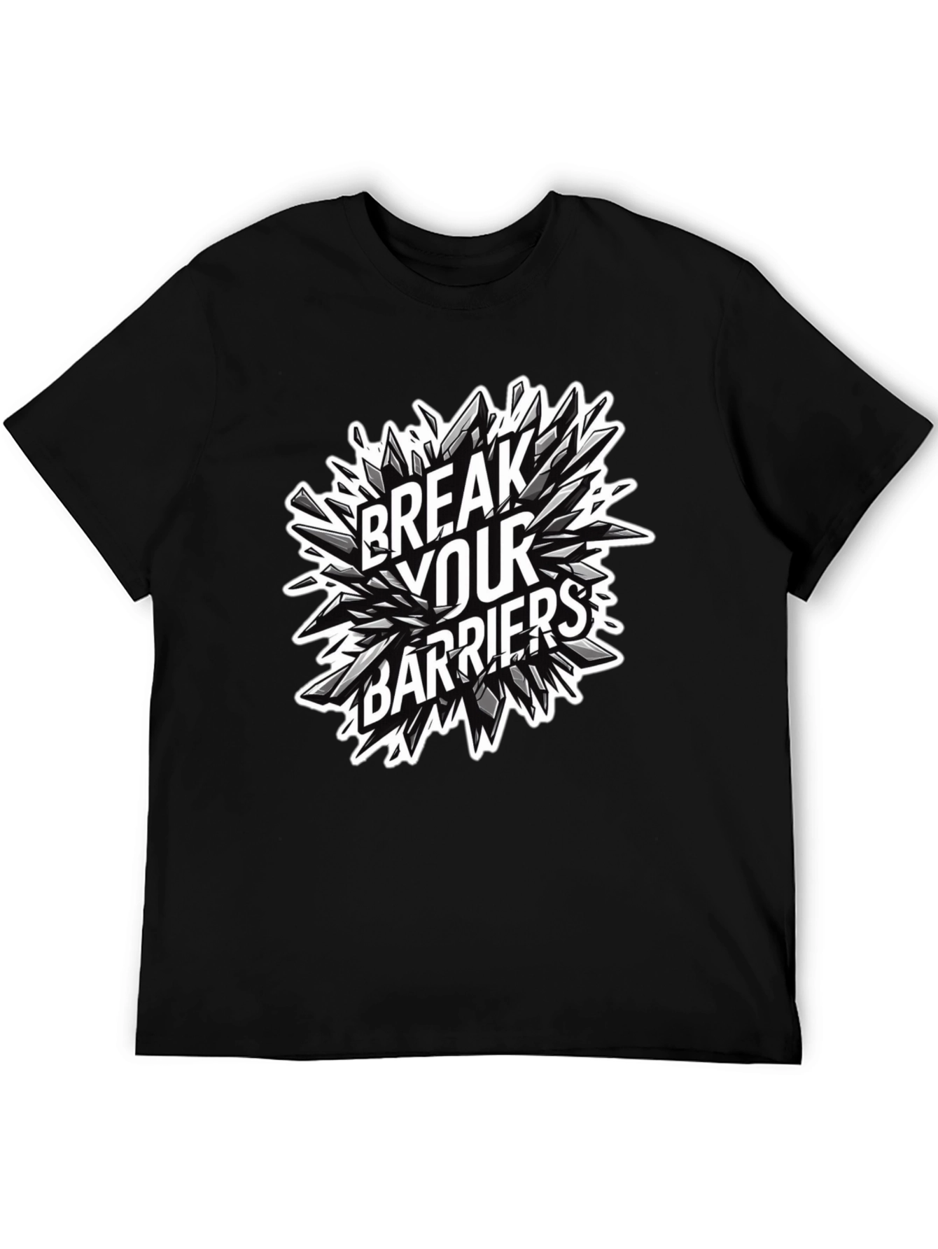 Break Your Barriers Graphic Tee - Black