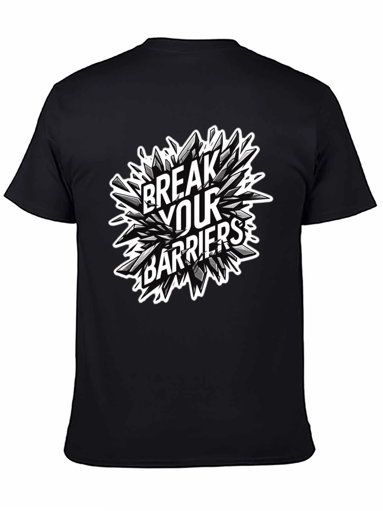 Break Your Barriers Graphic Tee - Black