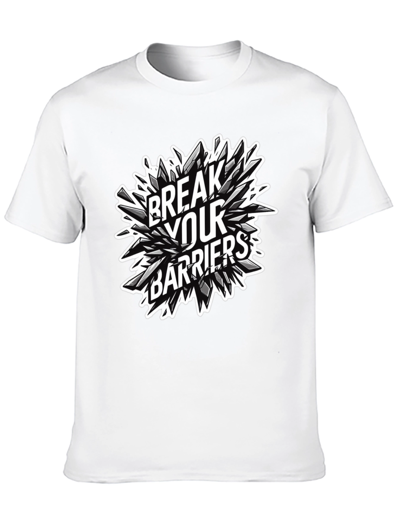 Break Your Barriers Graphic Tee - Black