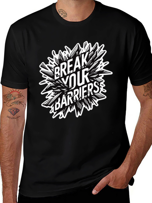 Break Your Barriers Graphic Tee - Black