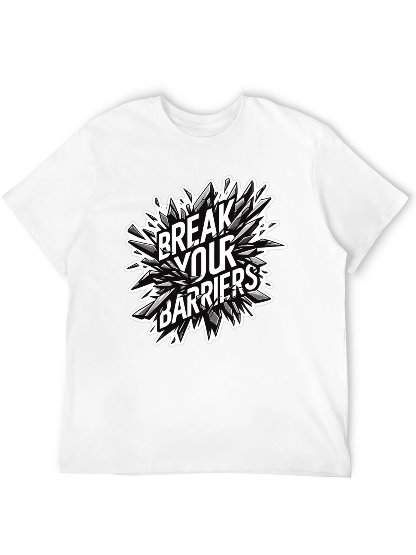 Break Your Barriers Graphic Tee - Black