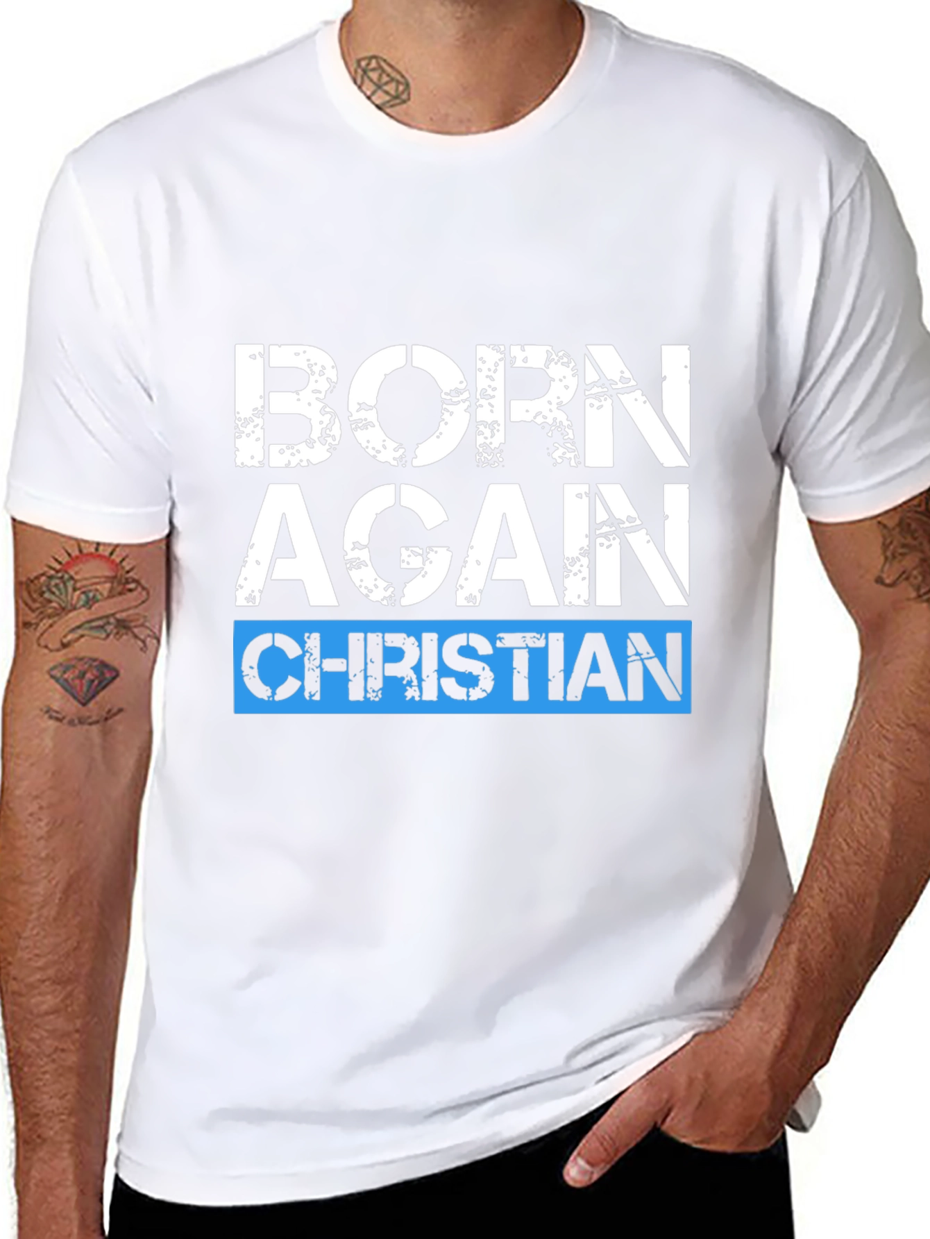 Born Again Christian Graphic Tee