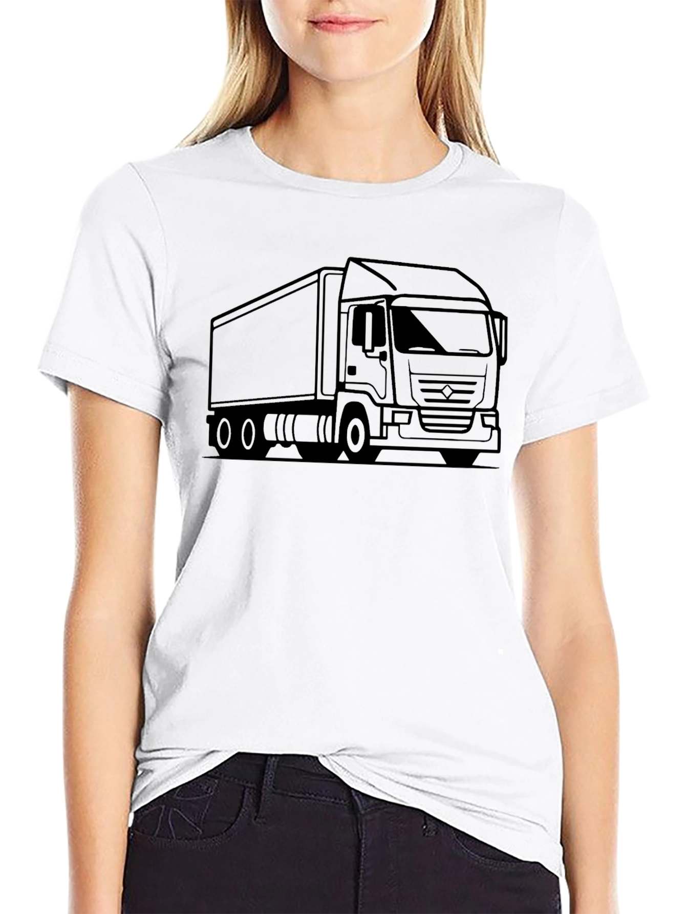 Truck Graphic T-Shirt - Black