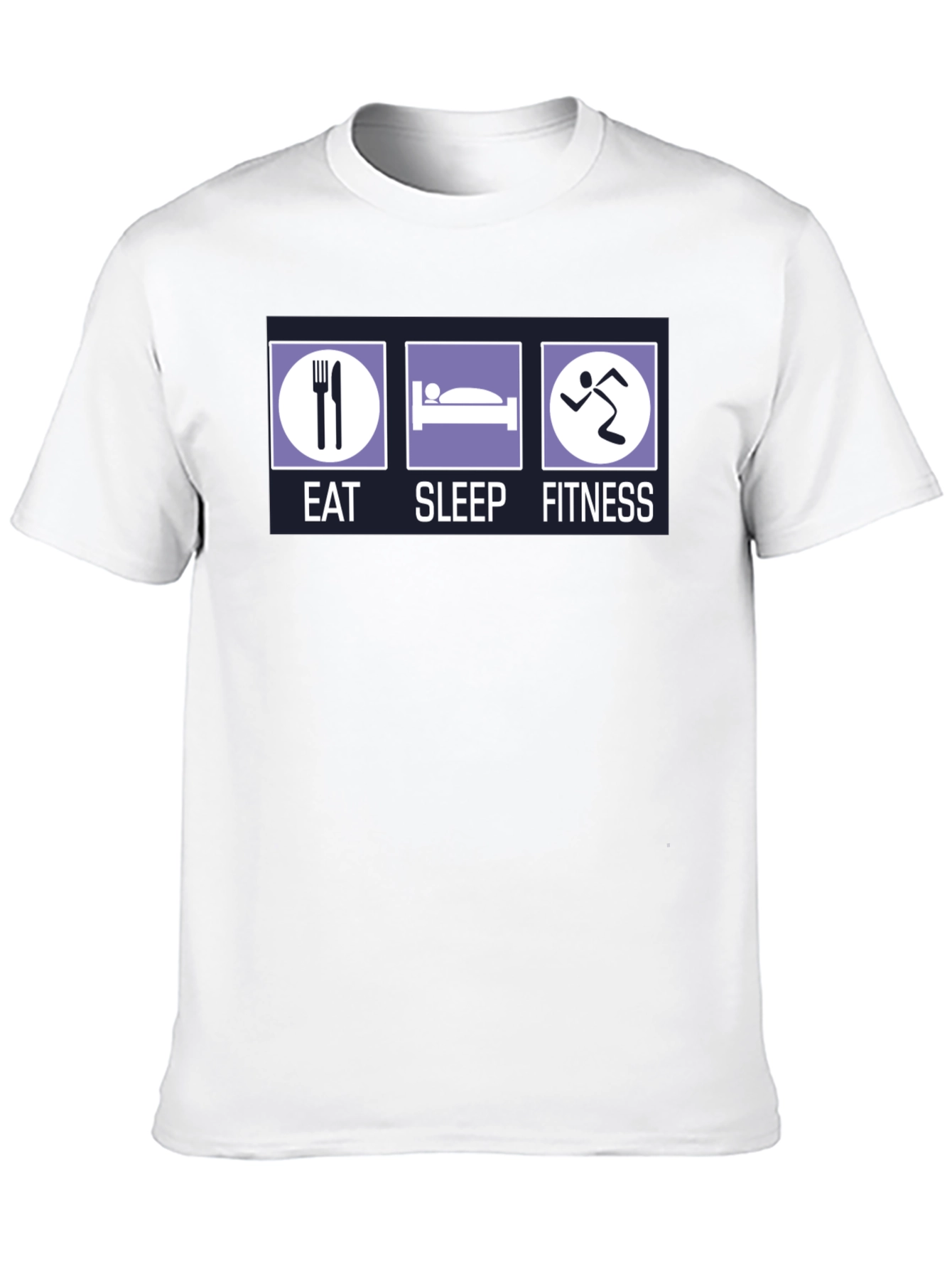 Eat Sleep Fitness Graphic T-Shirt