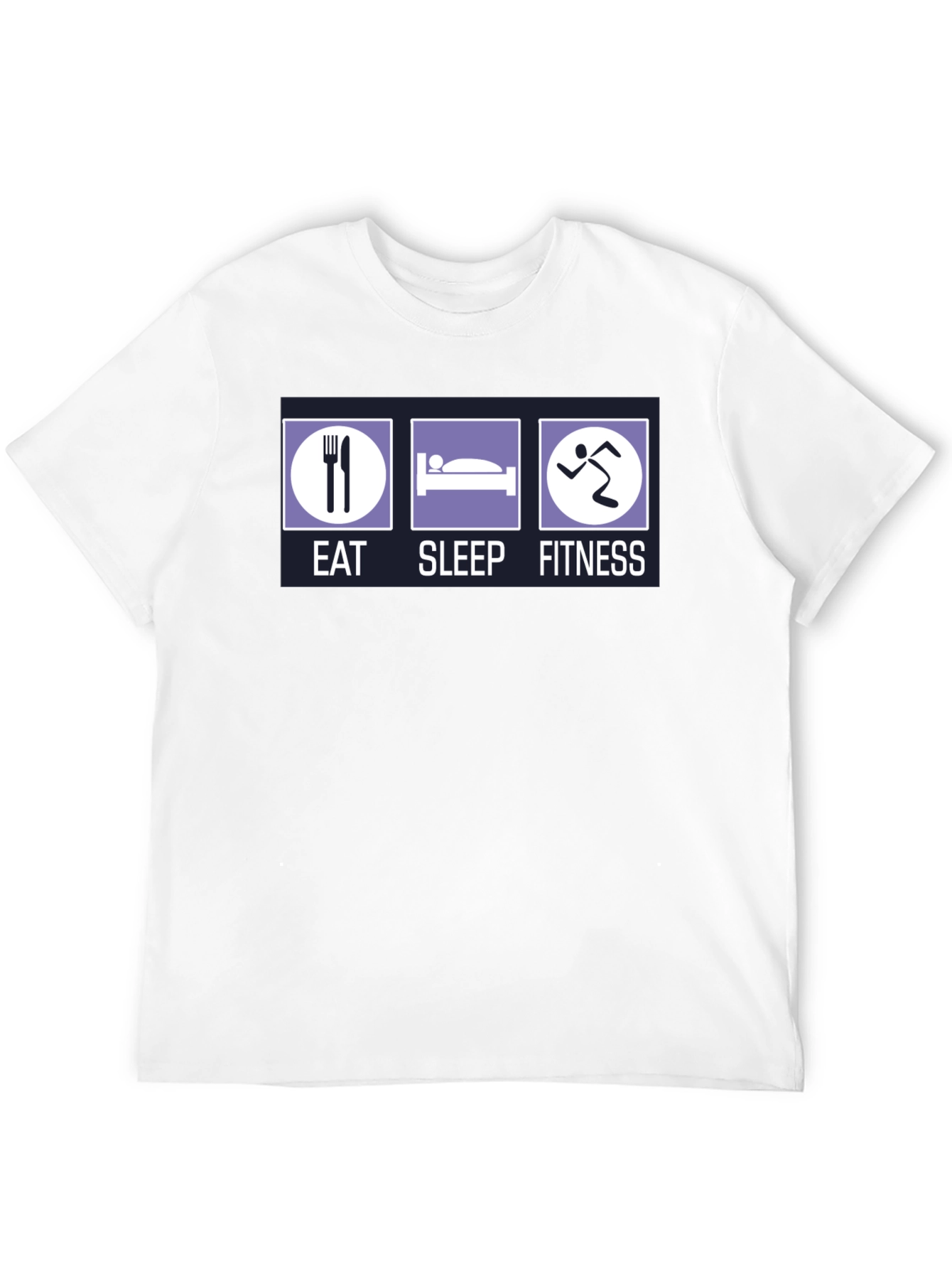 Eat Sleep Fitness Graphic T-Shirt
