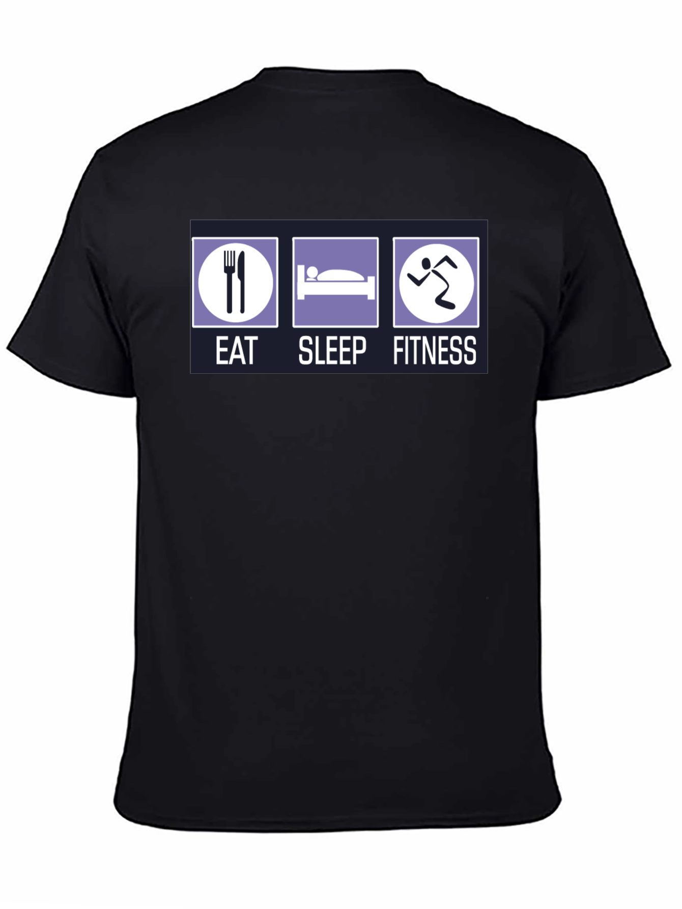 Eat Sleep Fitness Graphic T-Shirt