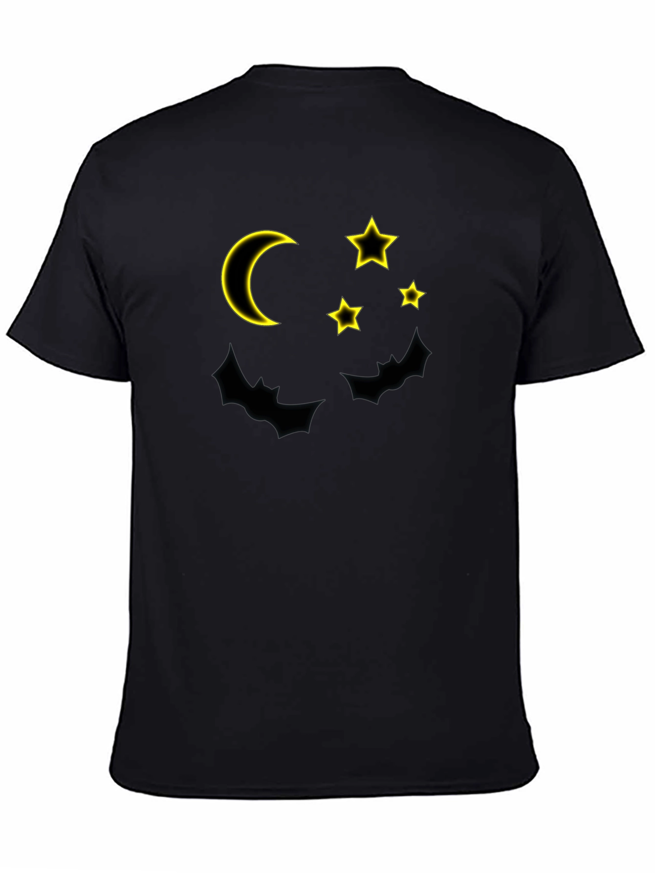 Moon & Stars Black Graphic Tee